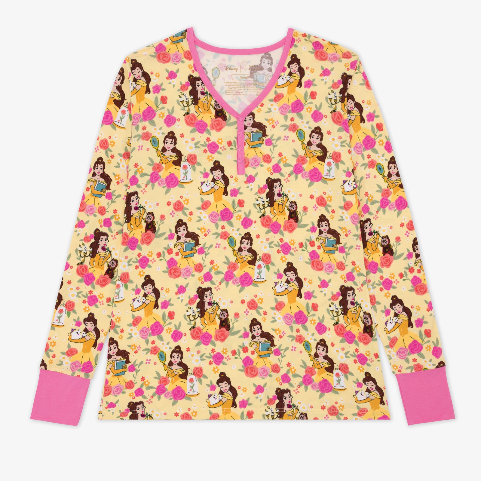  Disney Princess Belle Women's Long Sleeve Pajama Top、mySite、layawaytickets