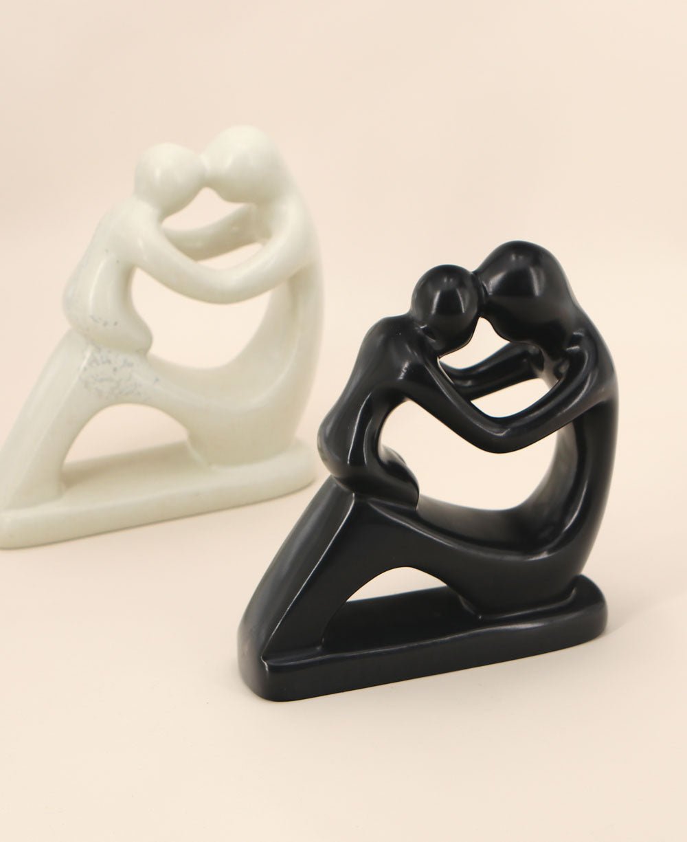 Abstract Mother and Baby Soapstone Statue, Crafted in Kenya、mySite、topwebapps