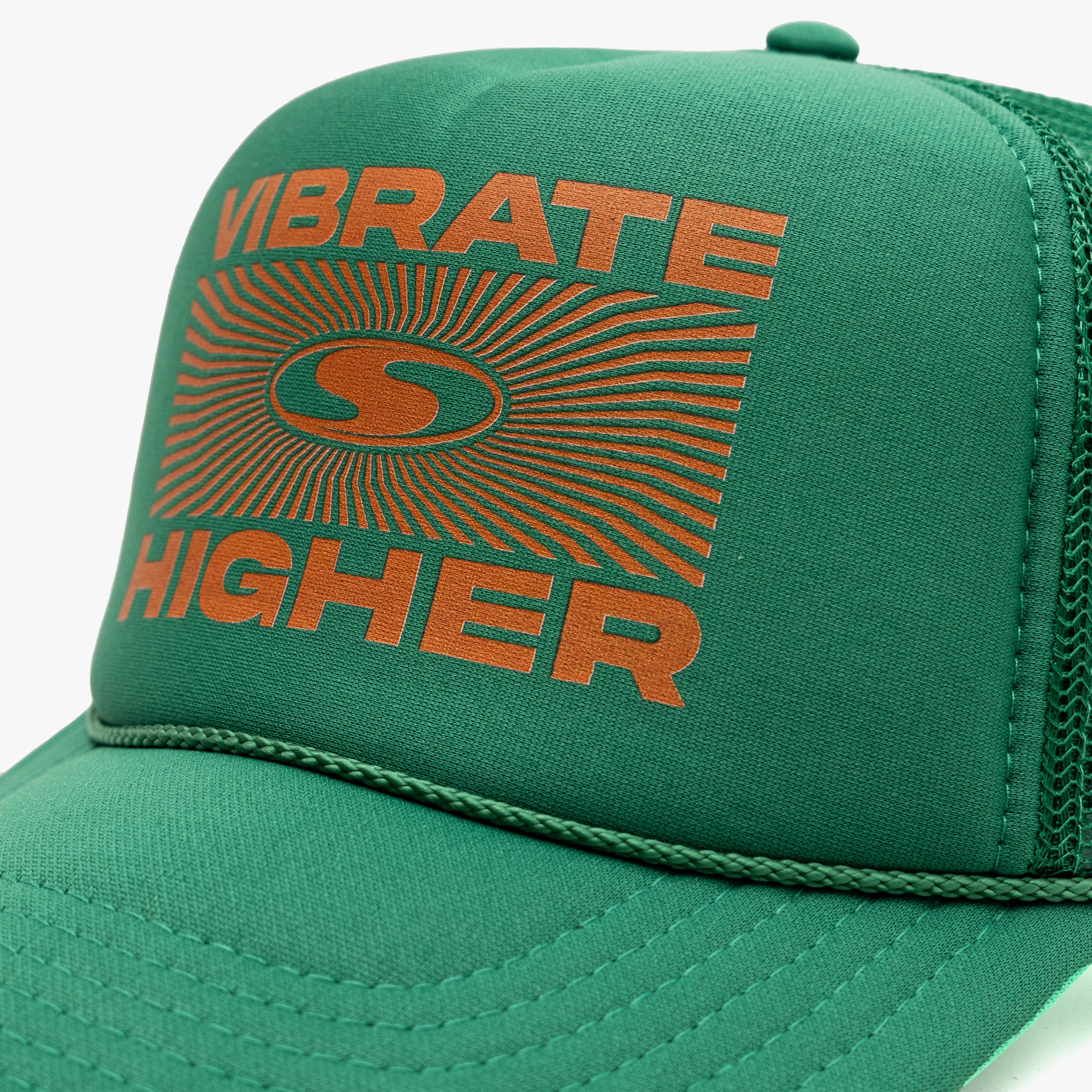  Supervsn Vibrate Higher Trucker Hat / Green、mySite、merchandisen
