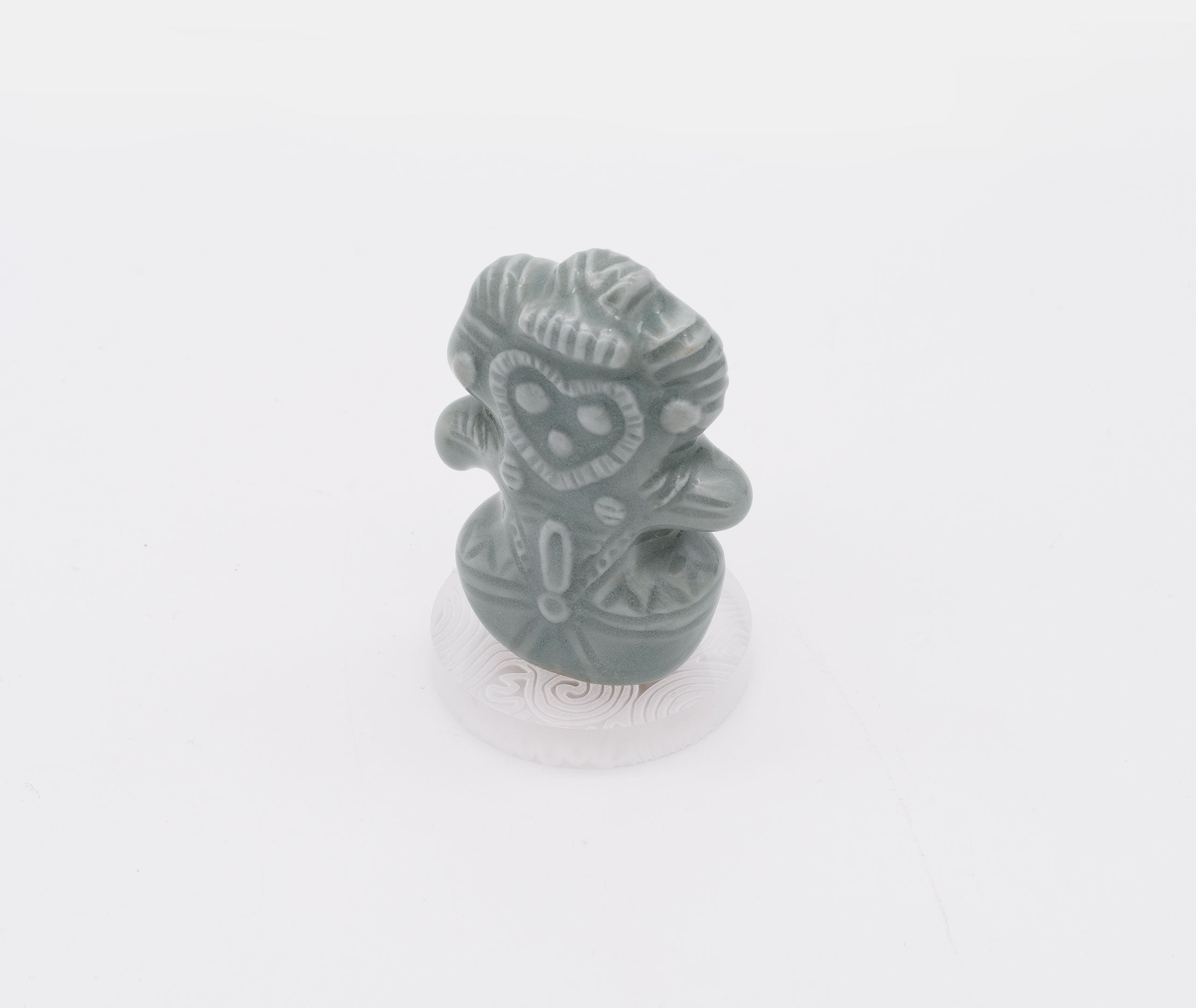 Jomon Dogu Figurine Owl - Blue、mySite、topwebapps