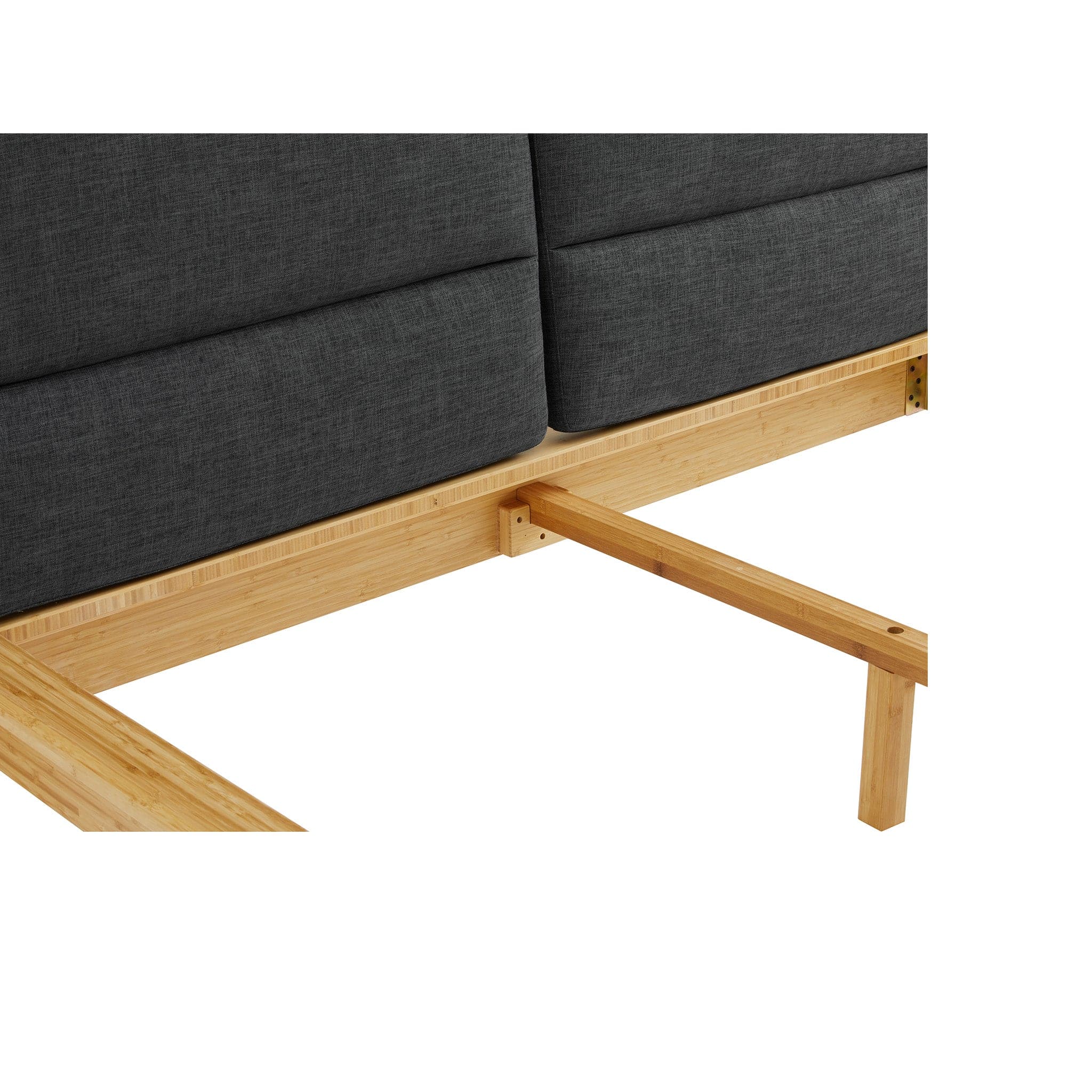 Santa Cruz Platform Bed with Fabric、mySite、neckold