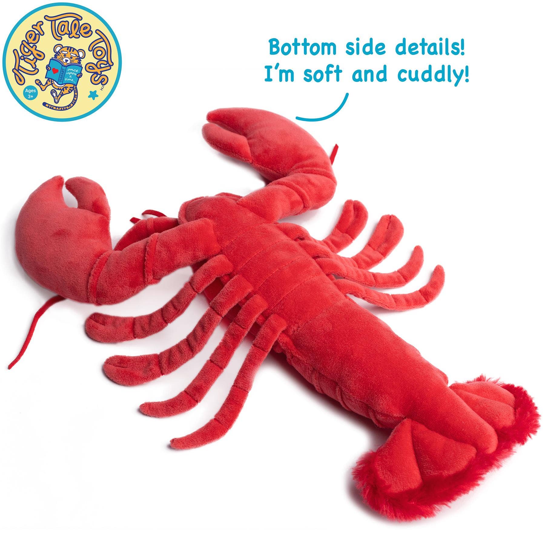 Red Plush Lobser-Realistic Live Size 13 Inch Stuffed Animal、mySite、g9winljtr