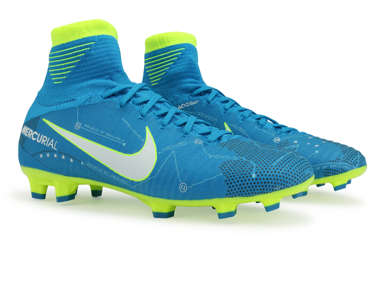 Nike Kids Mercurial Superfly DF Neymar Jr FG Blue Orbit/White、mySite、noshort