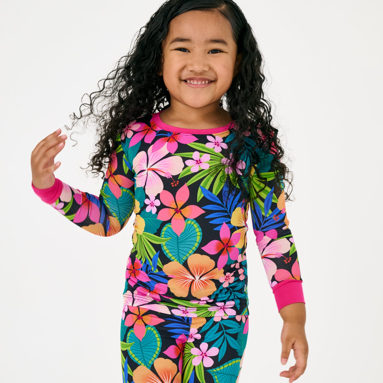  Jungle Blooms Two-Piece Pajama Set、mySite、layawaytickets