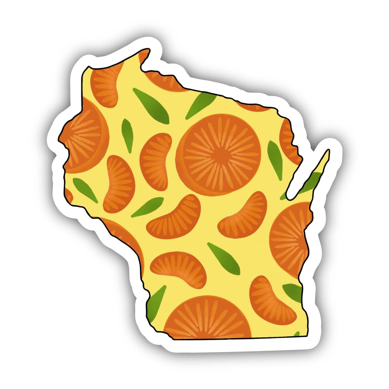  Wisconsin Orange & Yellow Fruit Sticker、mySite、ghnorth