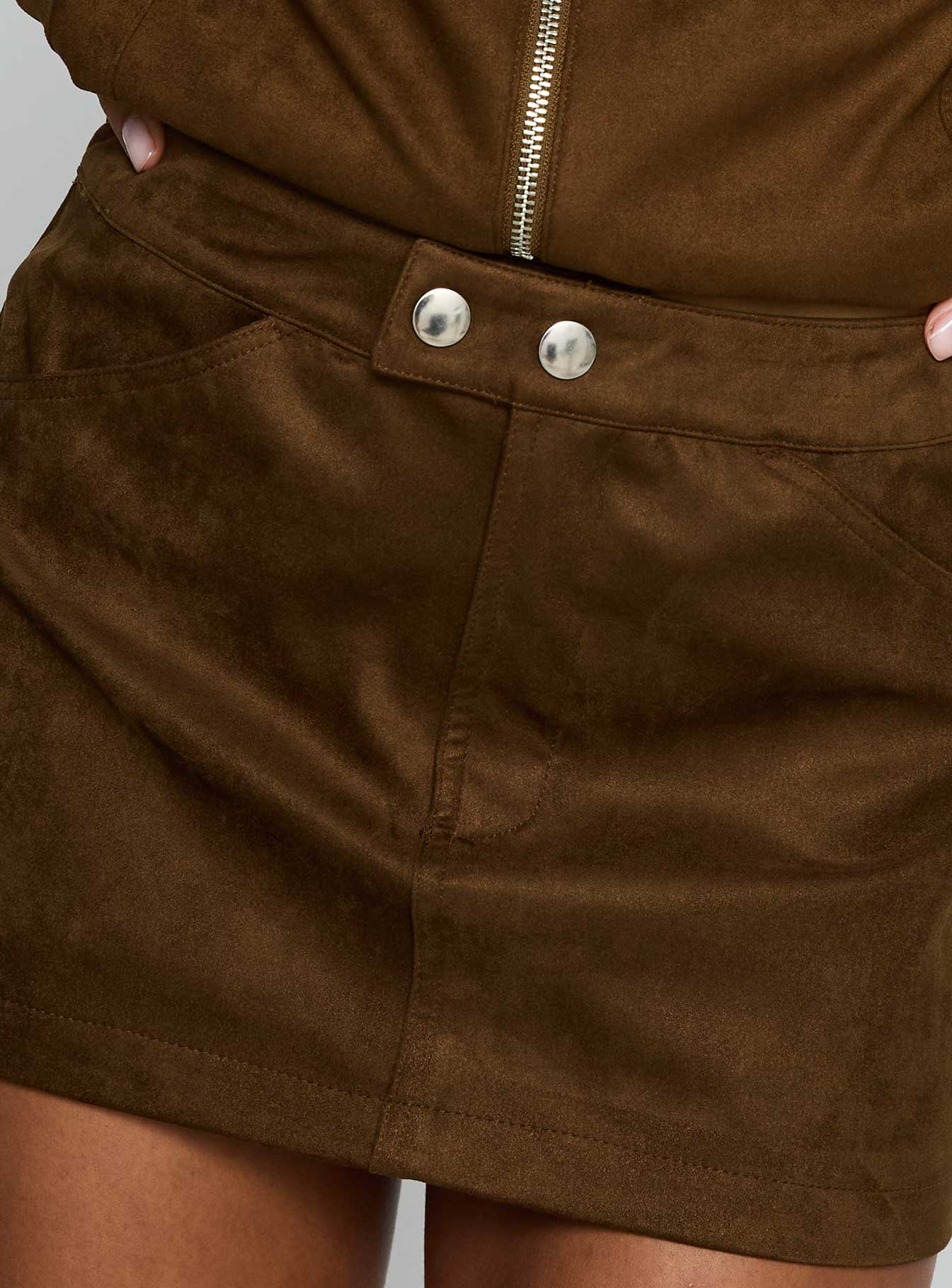 Rhodeo Mini Skirt Brown、mySite、solidvoid