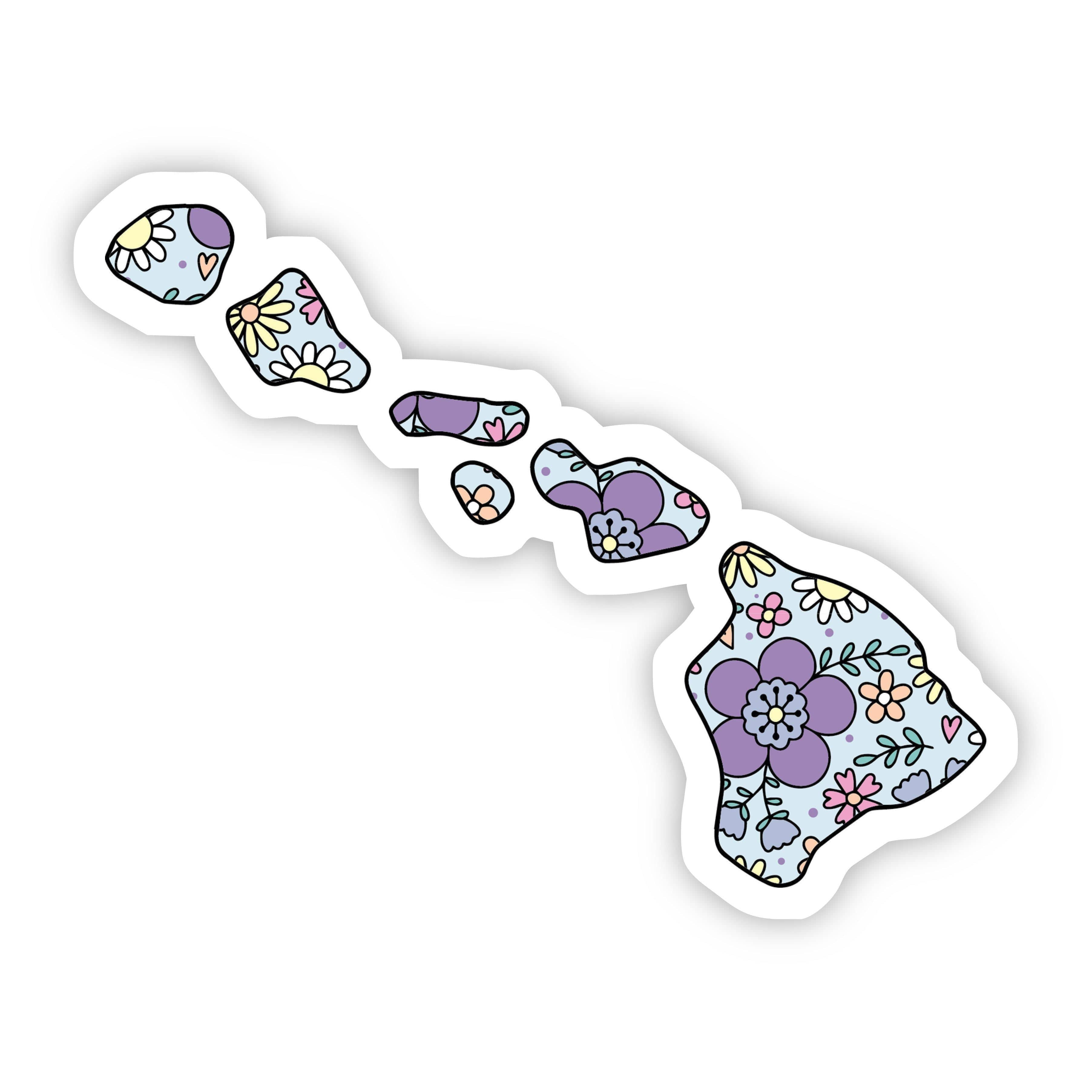  Hawaii Floral Sticker、mySite、elrpsem3k