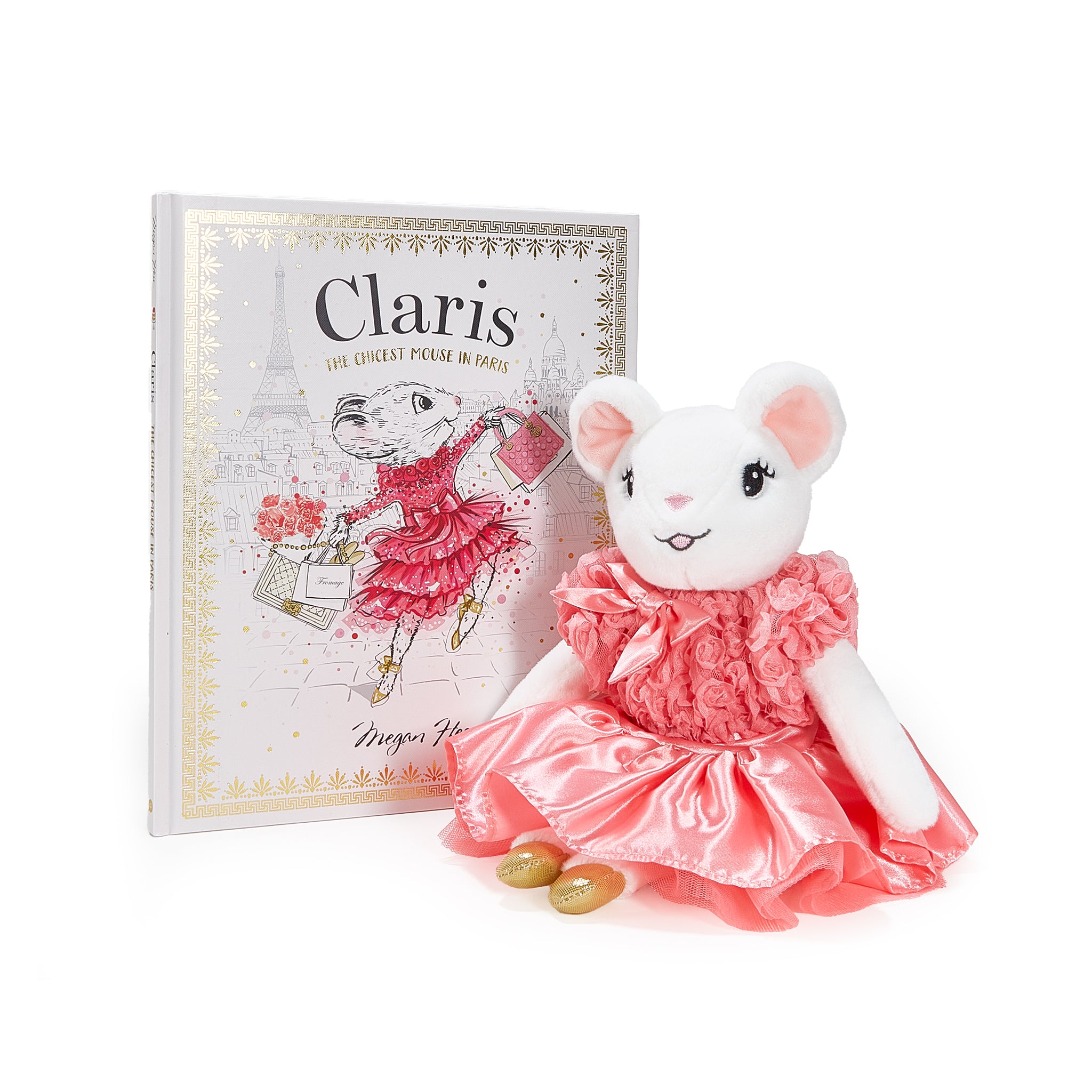Claris The Mouse: The Chicest Mouse In Paris & Pink Plush Book Bundle、mySite、g9winljtr