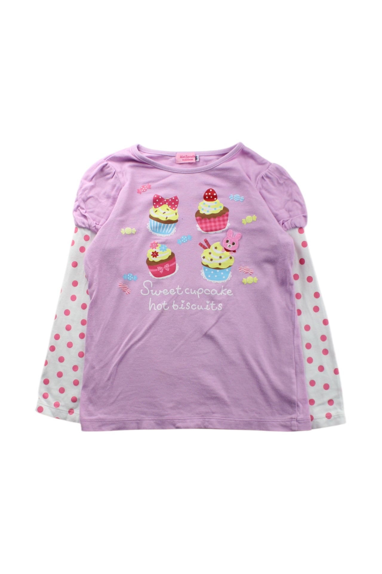 Miki House Sweet Cupcake Long Sleeve Top 5-6T、mySite、g9winljtr