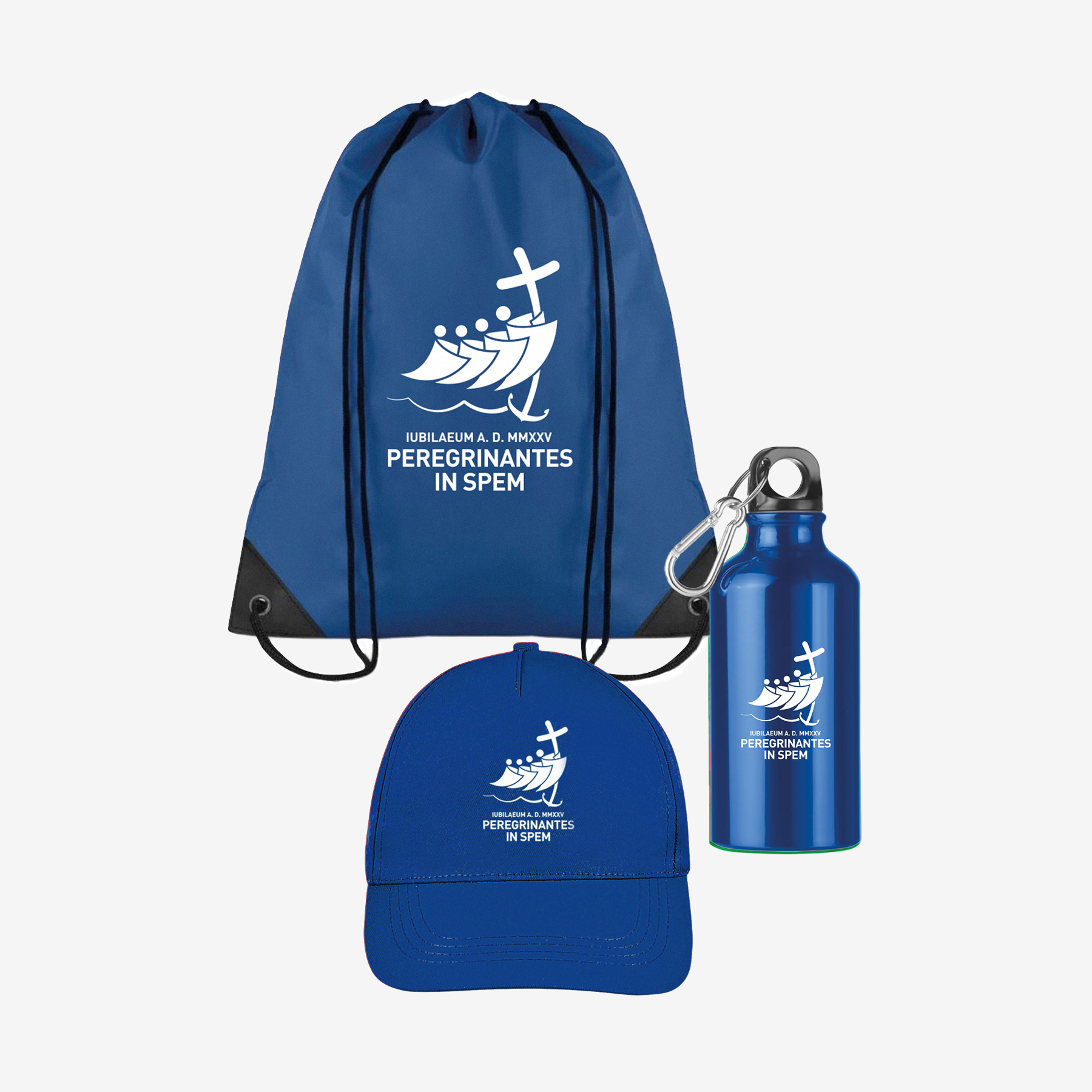 KIT SACCA + CAPPELLO + BORRACCIA GIUBILEO 2025、mySite、topwebapps