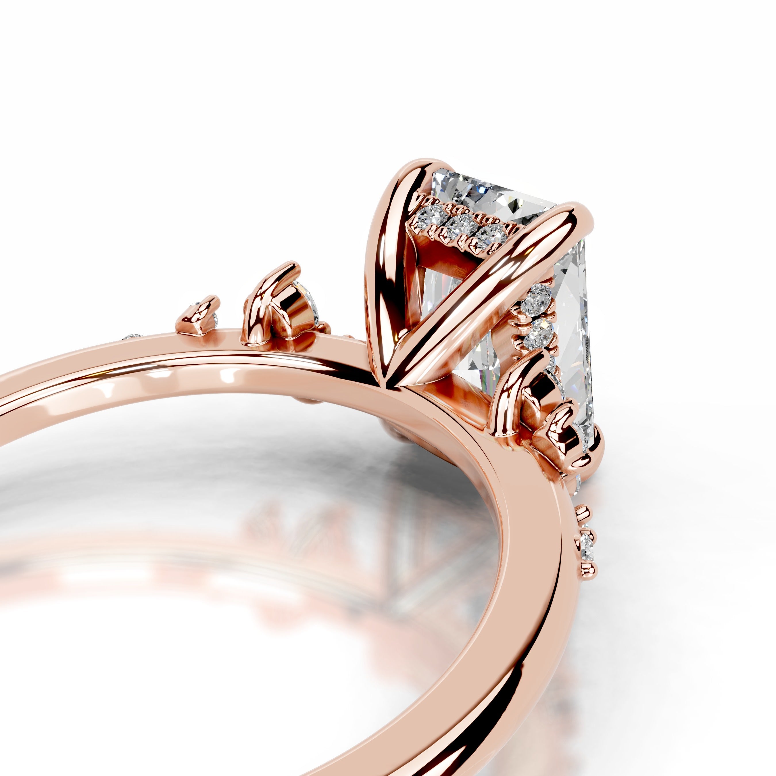 Maisie Lab Grown Diamond Ring - 14K Rose Gold、mySite、hinf8tx79