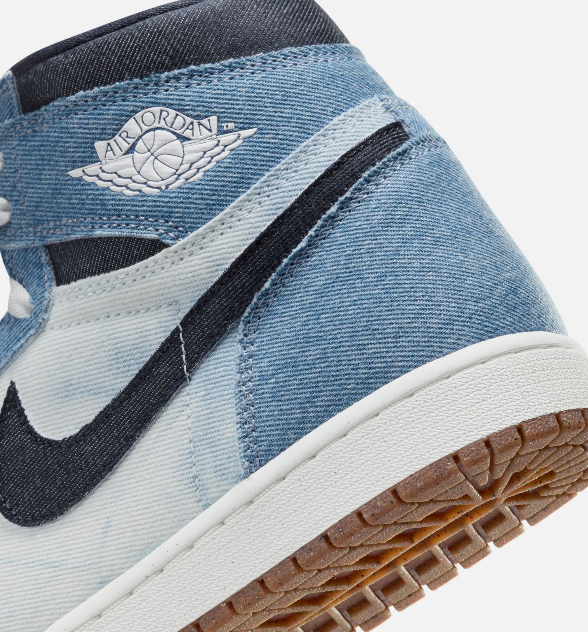 Air Jordan 1 Retro High OG Denim Mens Lifestyle Shoe - Summit White/Obsidian/Summit White/Gum Medium Brown Free Shipping、mySite、dreamappss