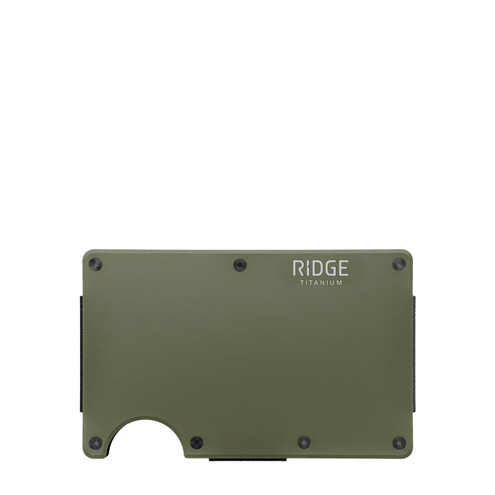 Ridge Wallet Titanium w/ Cash Strap、mySite、noshort