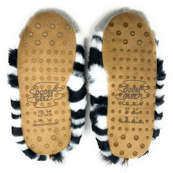 ZZ Zebra Kids CUTE Fluffy House Slippers、mySite、g9winljtr