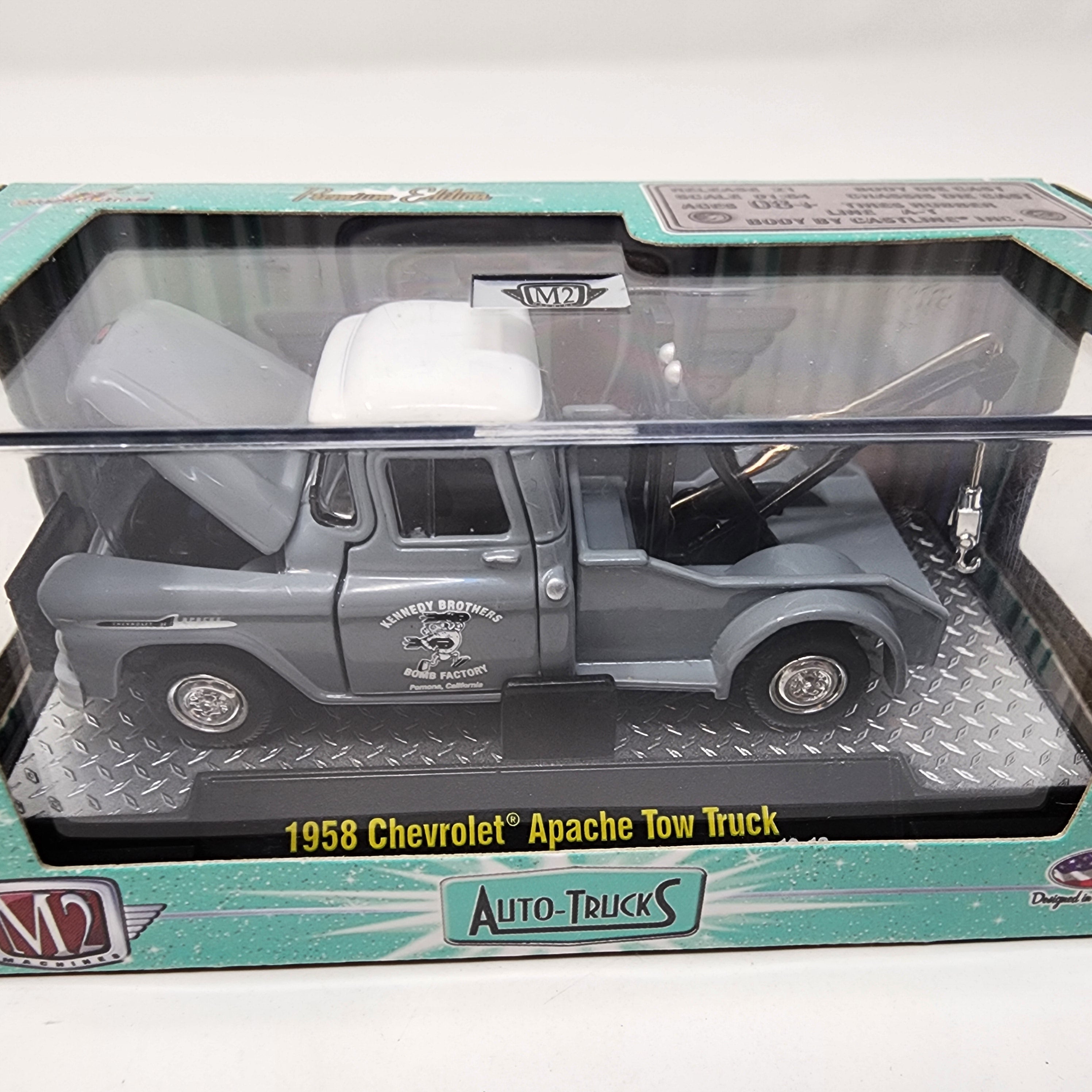 1958 Chevrolet Apache Tow Truck * Grey * M2 Machines Auto-Trucks、mySite、hgirdovlk