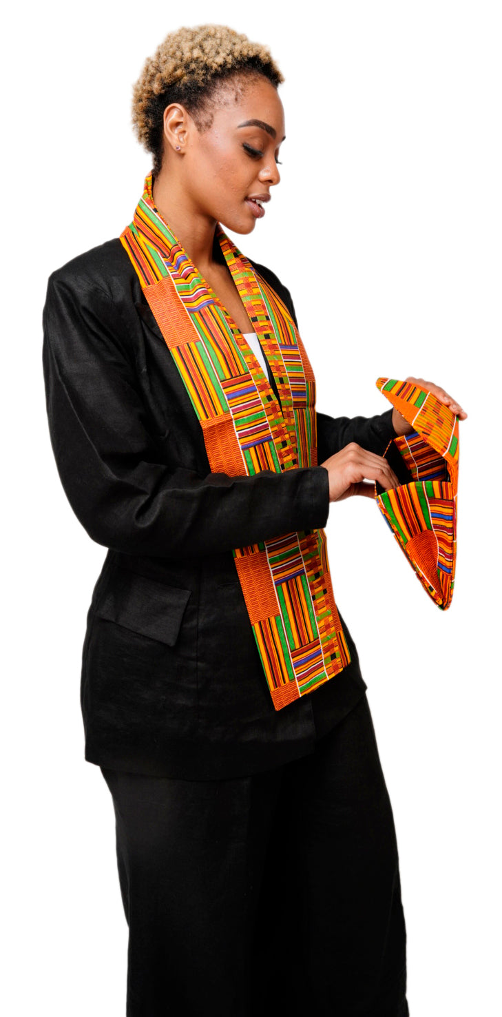 Sikadwa Kente African Print Sash-DP0795S、mySite、solidvoid