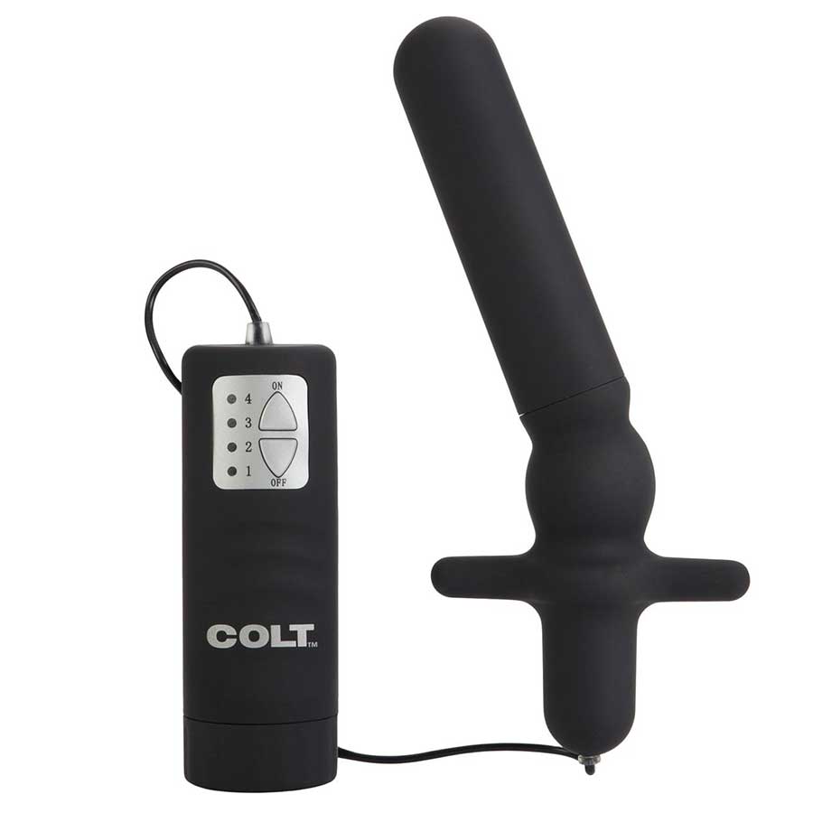Waterproof Anal T Vibrating Probe with Controller by Colt、mySite、bottomscart