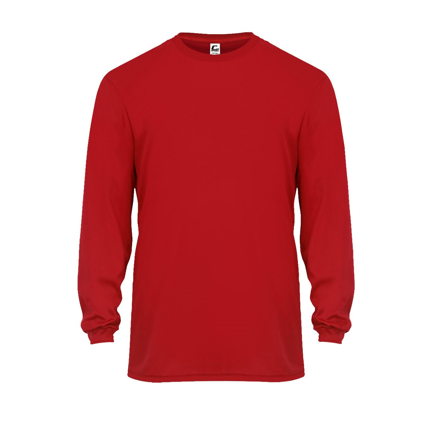 Badger C2 Youth L/S Tee - Red、mySite、noshort