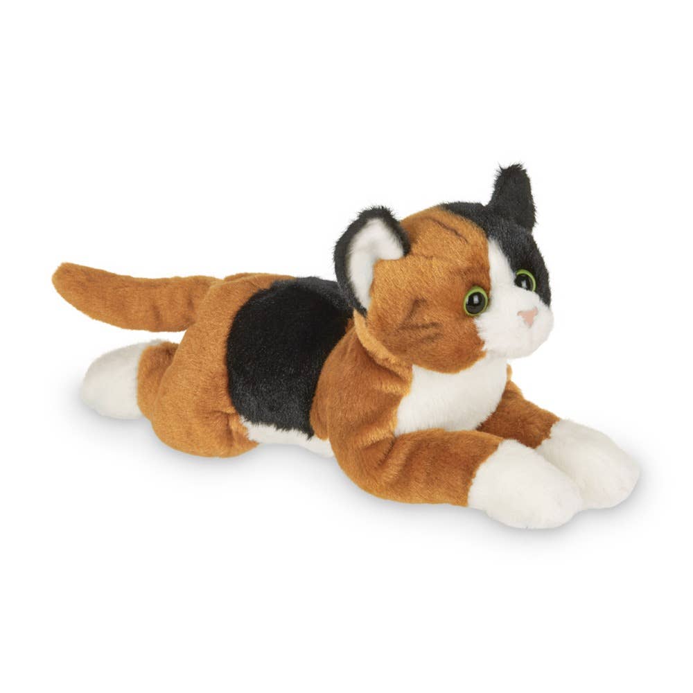Lifelike Calico Cats Large or Small Size Plush、mySite、g9winljtr