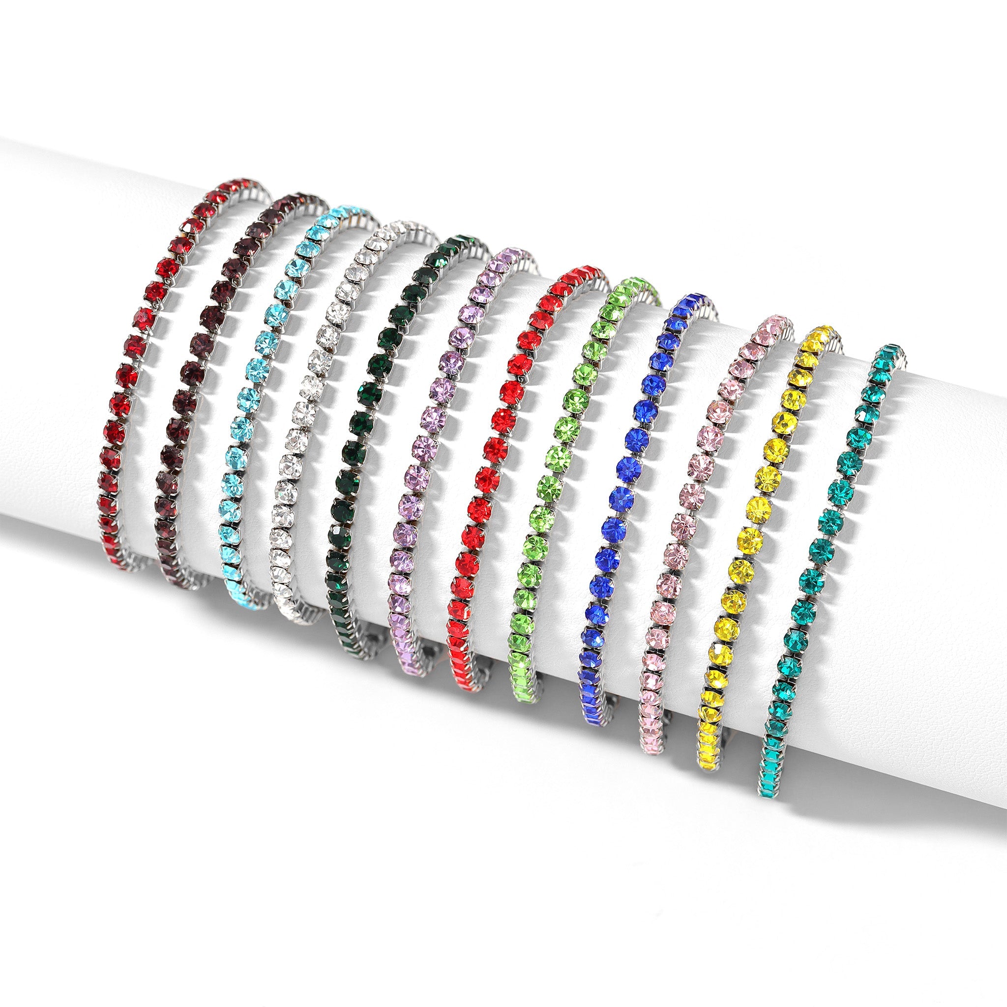 Stainless Steel Birthstone Tennis Bracelet / TBR0007、mySite、dreamappss