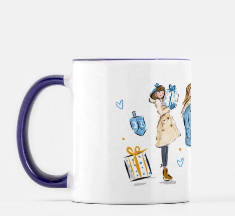 Hanukkah Girls Ceramic Mug、mySite、topwebapps