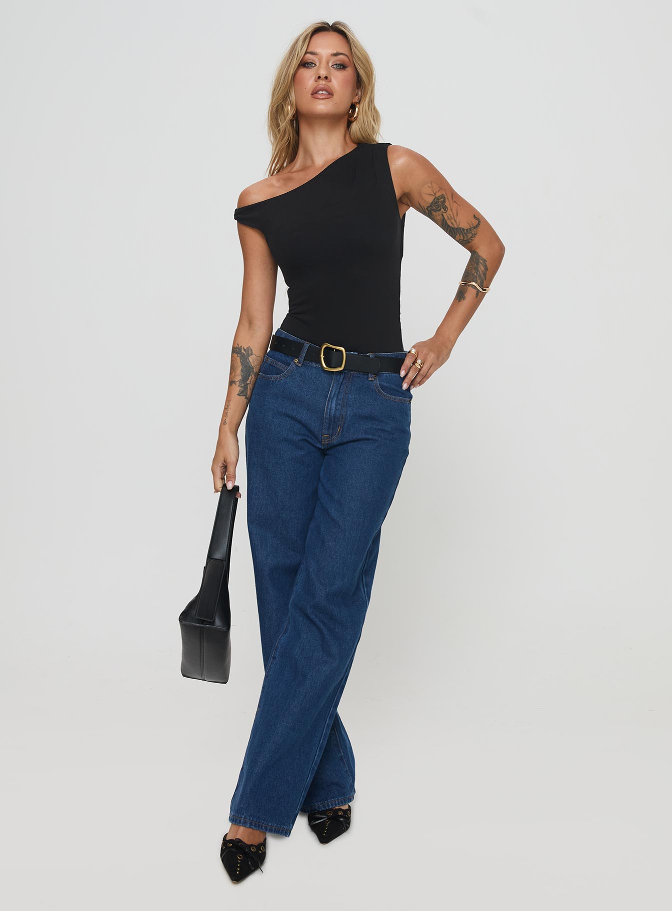 Miyako Bodysuit Black Tall、mySite、solidvoid