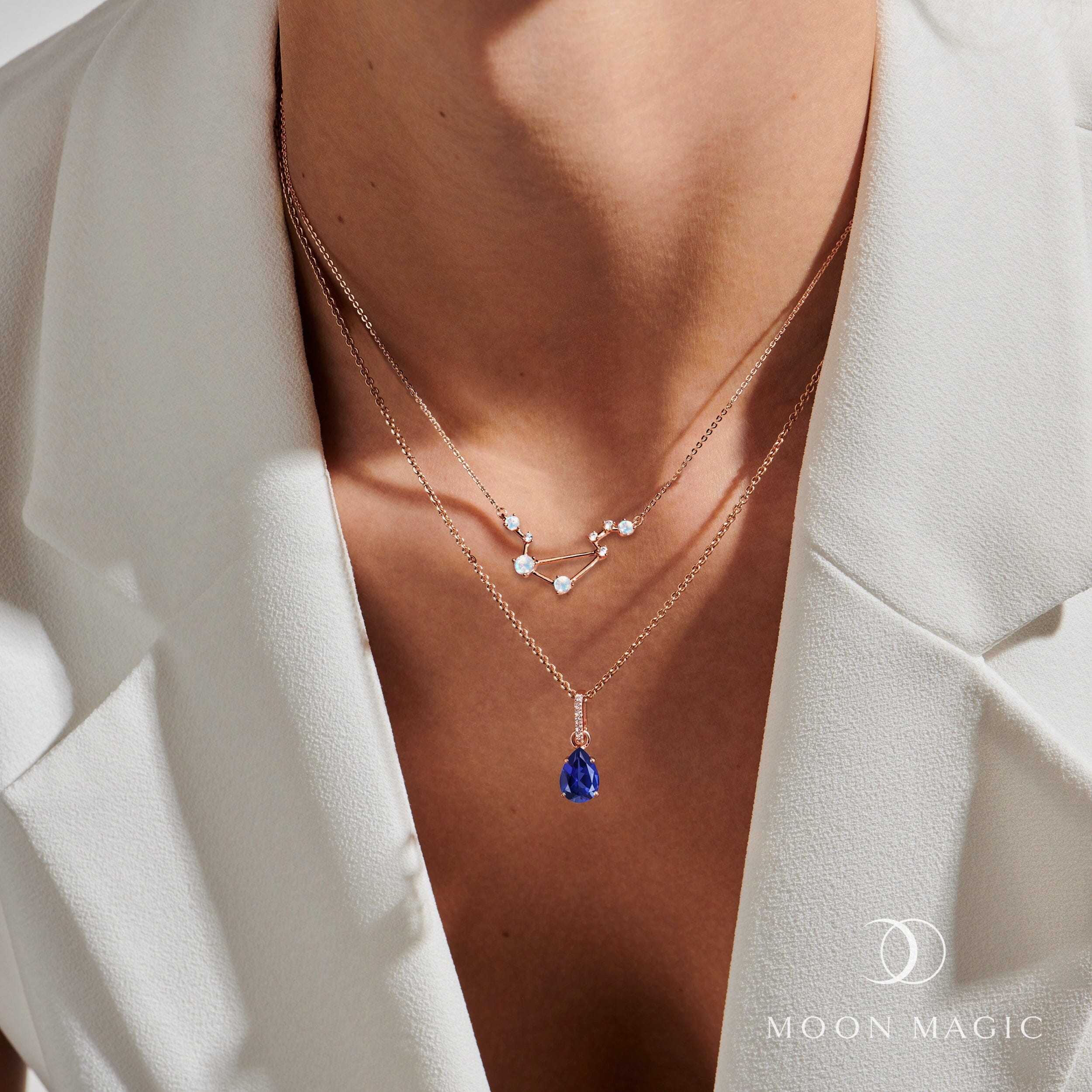 Libra Zodiac & September Birthstone Necklaces、mySite、hinf8tx79