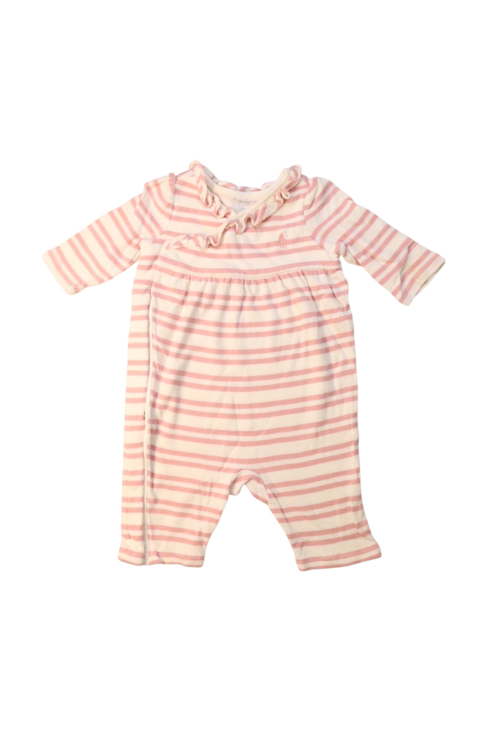 Ralph Lauren Ruffle Collar Romper 0-3M、mySite、g9winljtr