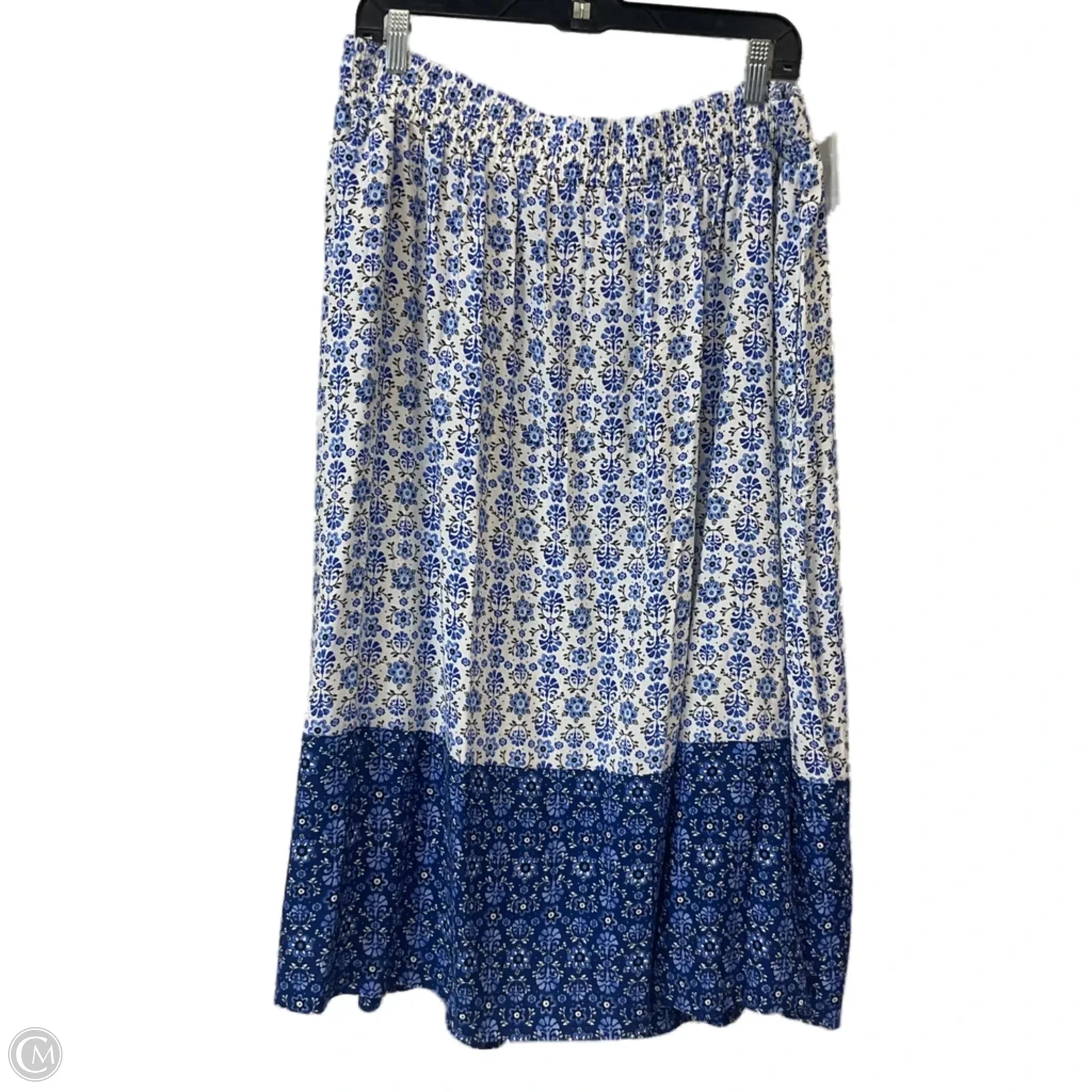 Skirt Maxi By Croft And Barrow In Blue, Size: L、mySite、garagedoors4me