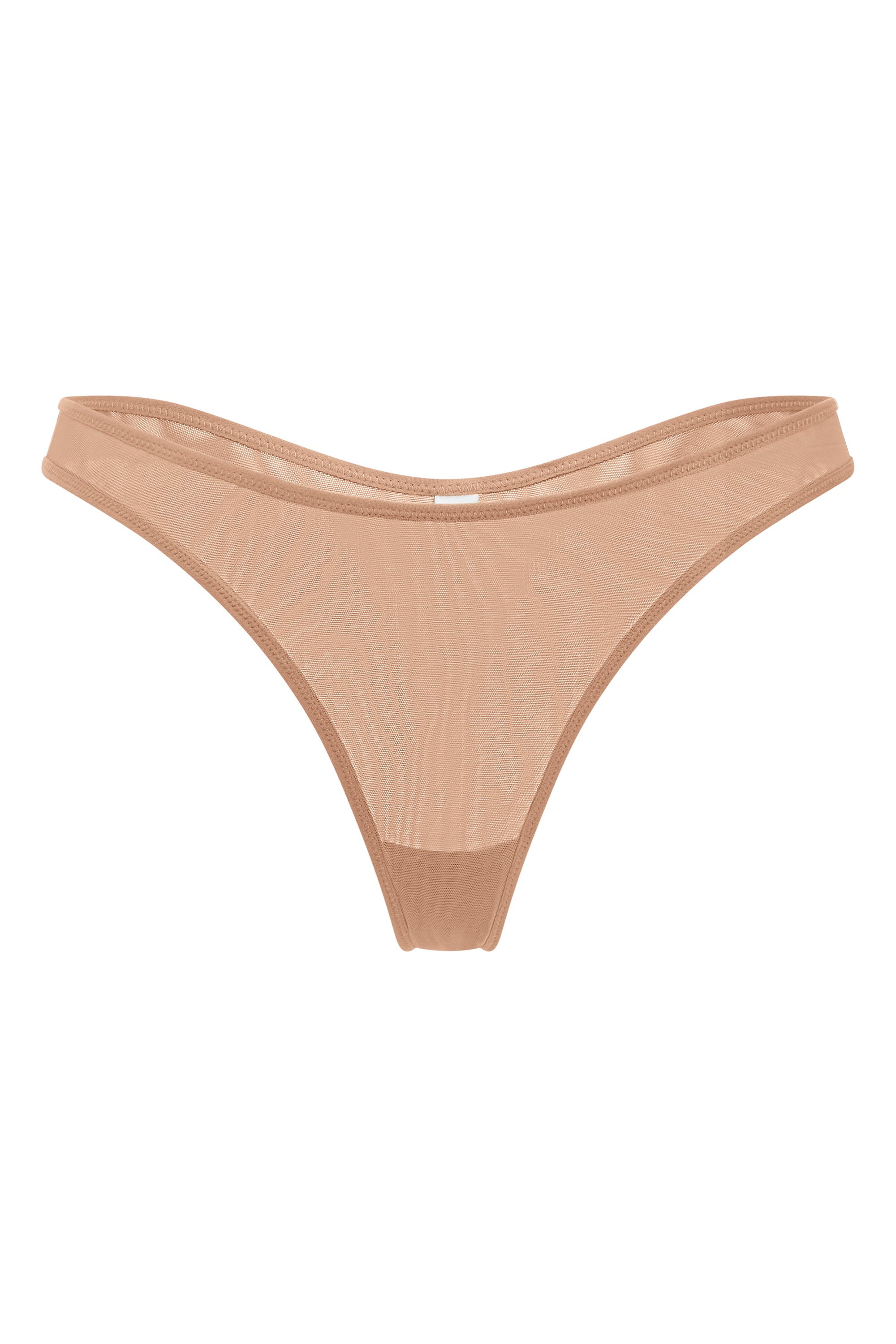 Soft Mesh Thong in Warm Peach、mySite、solidvoid