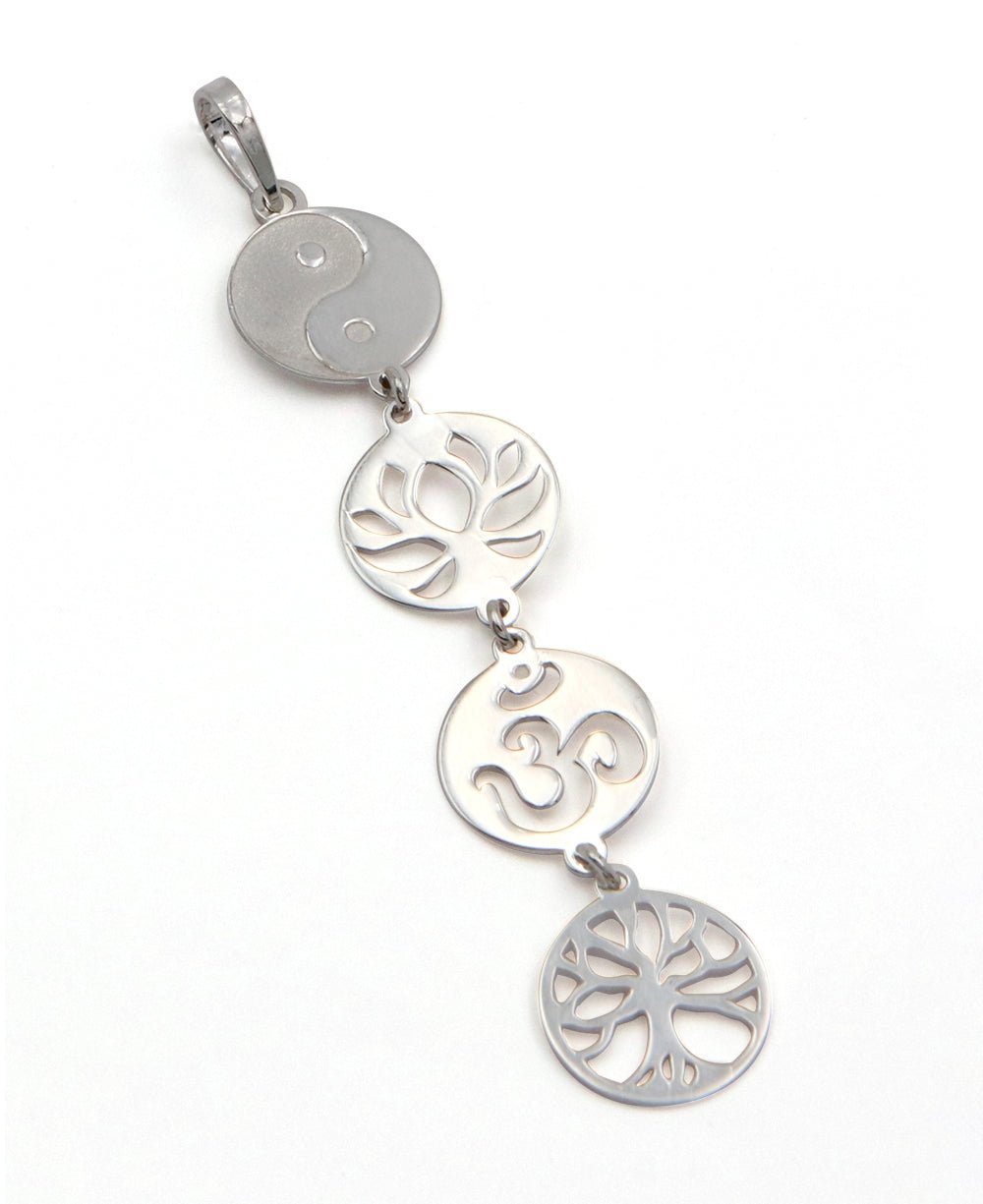 Lotus, Yin Yang, Tree of Life, Om Pendant in Sterling Silver、mySite、topwebapps