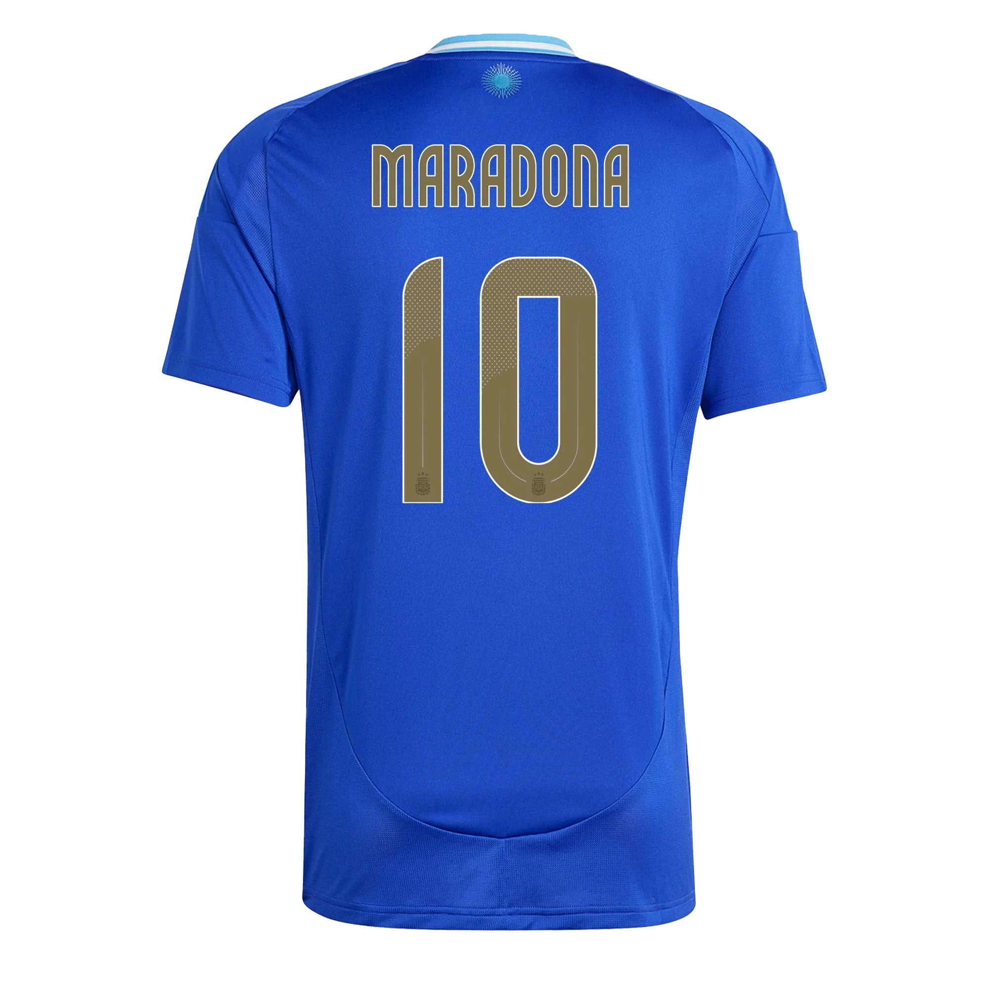 adidas Men's Argentina 2024/25 Away Jersey w/ Maradona #10 Printing、mySite、noshort