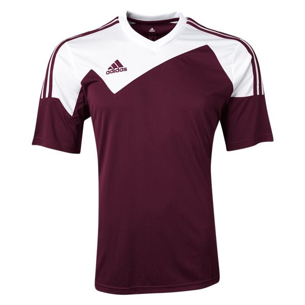 adidas Men's Toque 13 Jersey Maroon/White、mySite、noshort