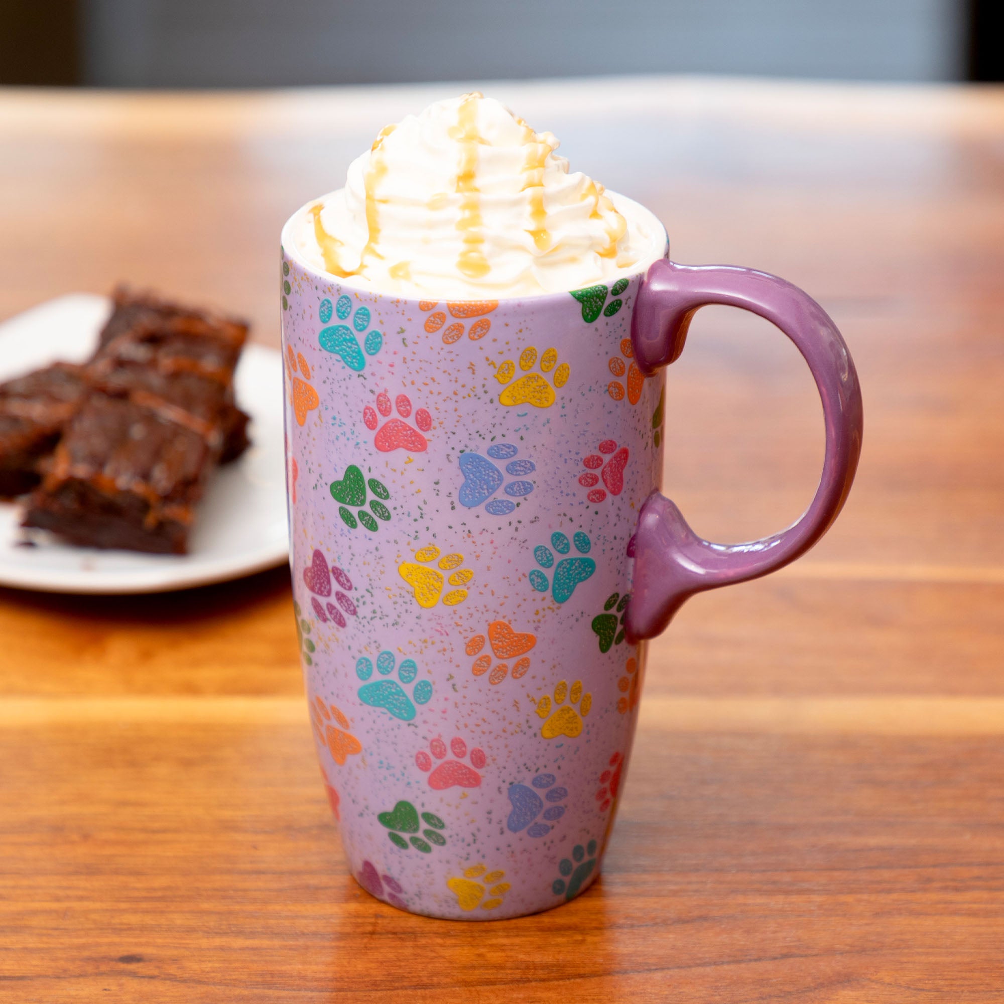 Paws & Prints Tall Ceramic Mug、mySite、camillekostekn