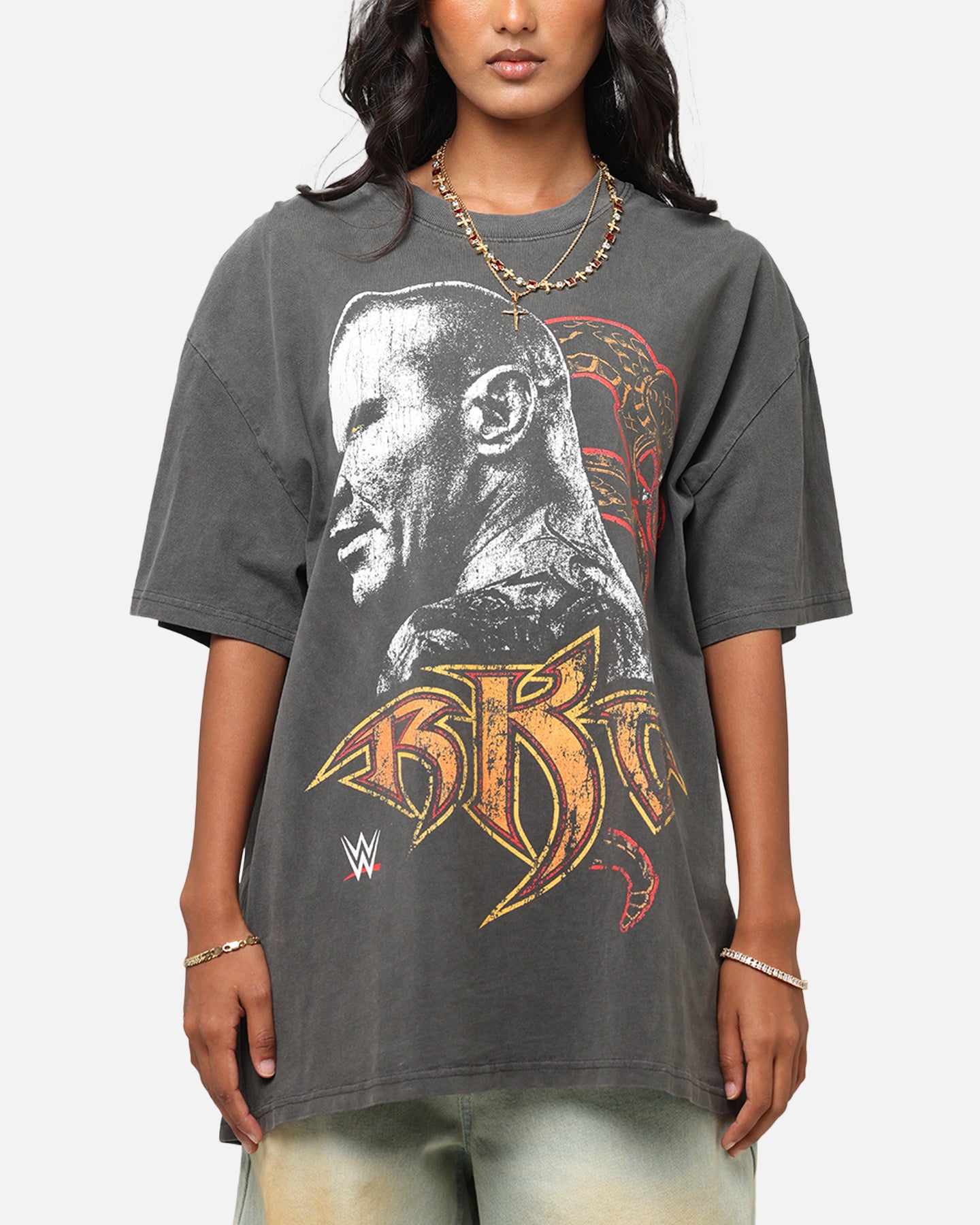 Culture Kings X WWE Randy Orton Heavy T-Shirt Black Wash、mySite、zt4zffjzw