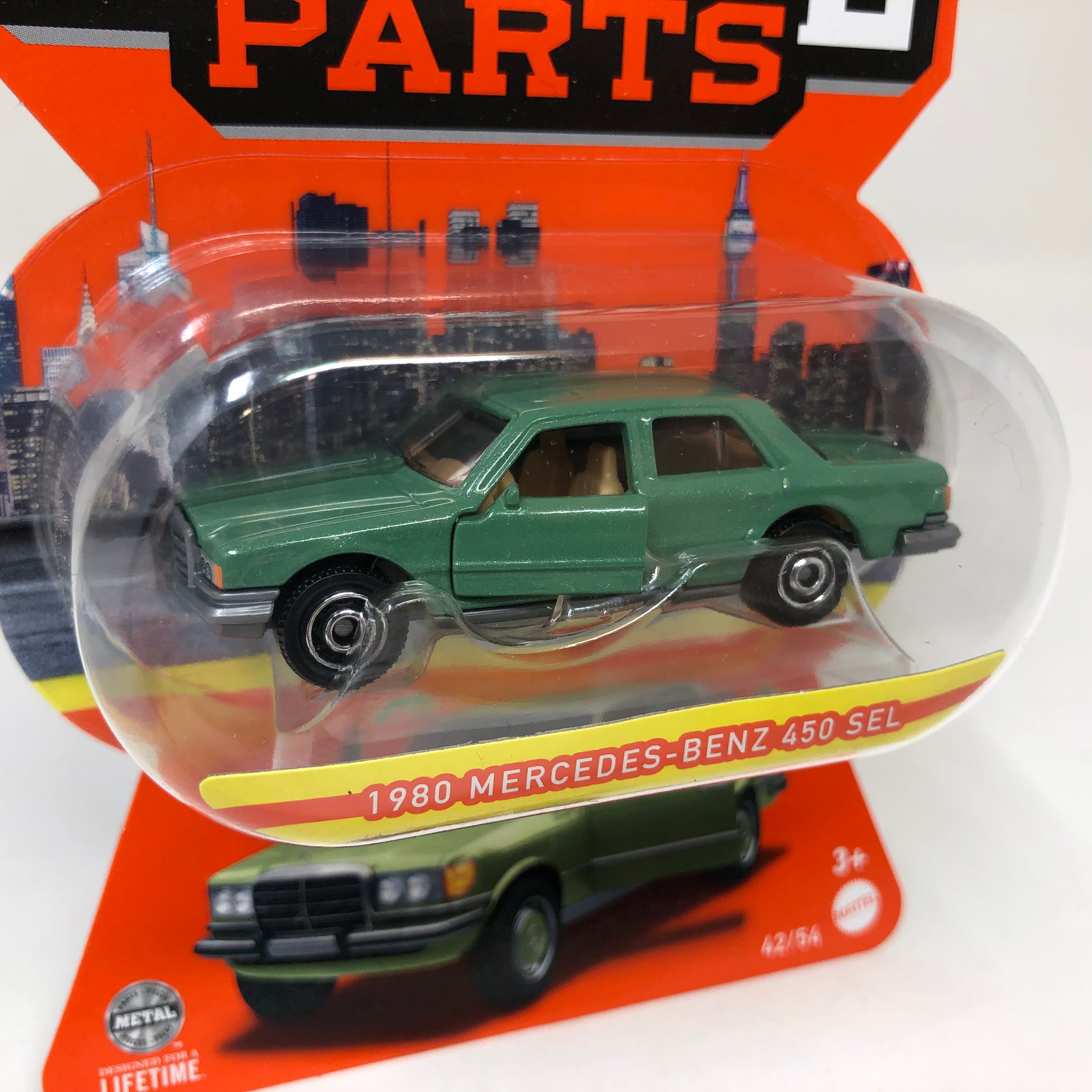 1980 Mercedes-Benz 450 SEL #42 * Green * 2023 Matchbox Moving Parts Case F、mySite、hgirdovlk