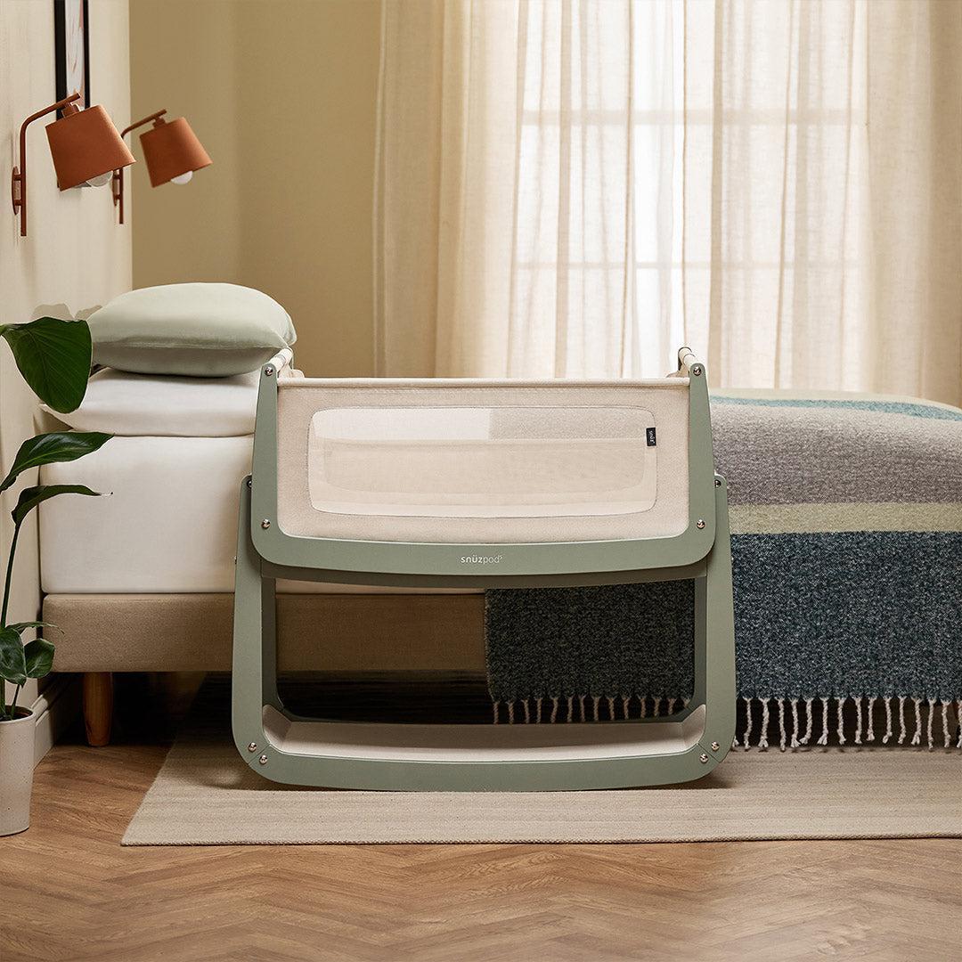  SnuzPod 5 Bedside Crib - Sage、mySite、merchandisen