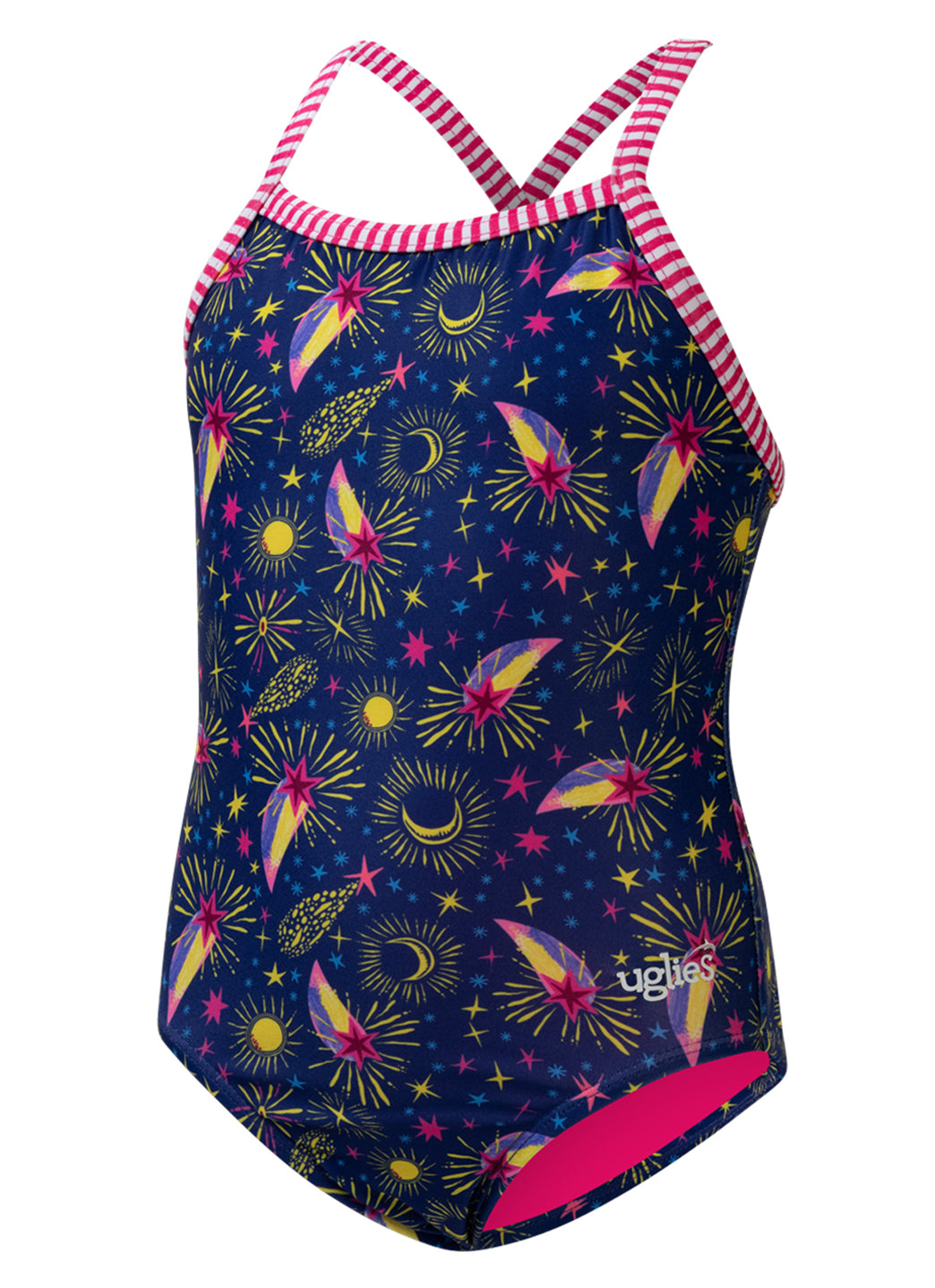 Dolfin Uglies Girls' Moonlight One Piece Swimsuit (Big Kid)、mySite、noshort
