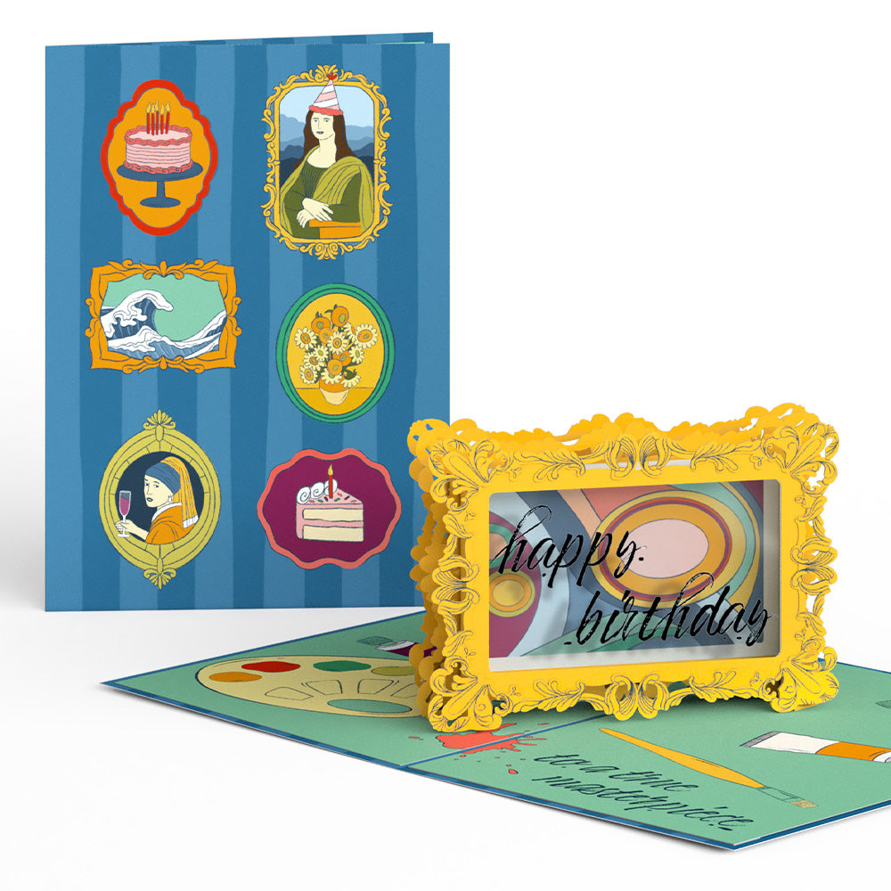 Happy Birthday to a True Masterpiece Pop-Up Card、mySite、solidvoid