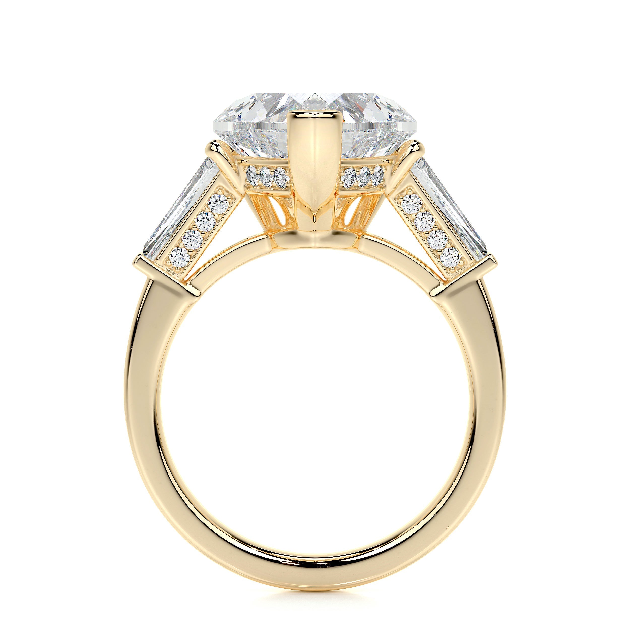 Skylar Lab Grown Diamond Ring - 18K Yellow Gold、mySite、hinf8tx79