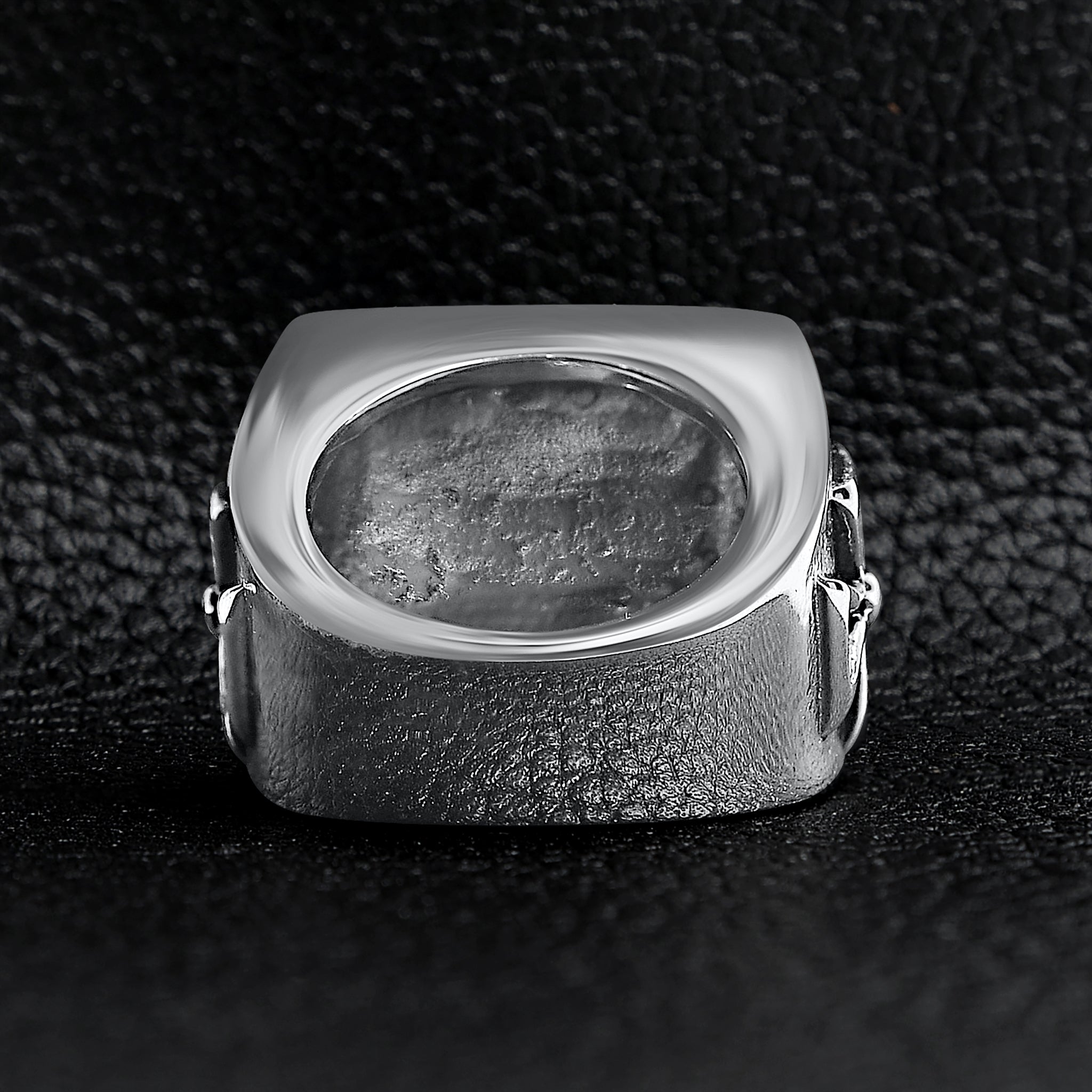 Stainless Steel Large Maltese Cross Signet Ring / SCR4014、mySite、dreamappss