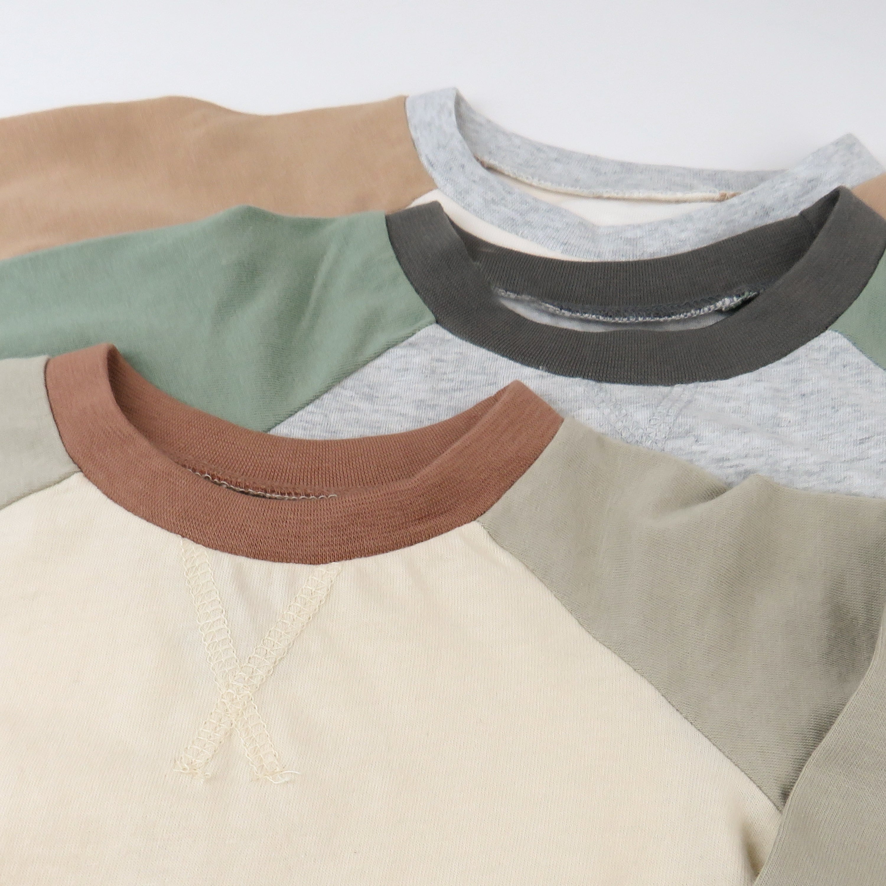  3-Pack Long Sleeve Baseball Raglan T-Shirts、mySite、layawaytickets