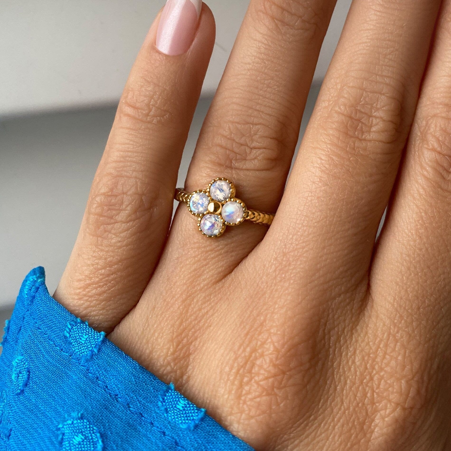 Lucky Me Ring - Moonstone、mySite、hinf8tx79