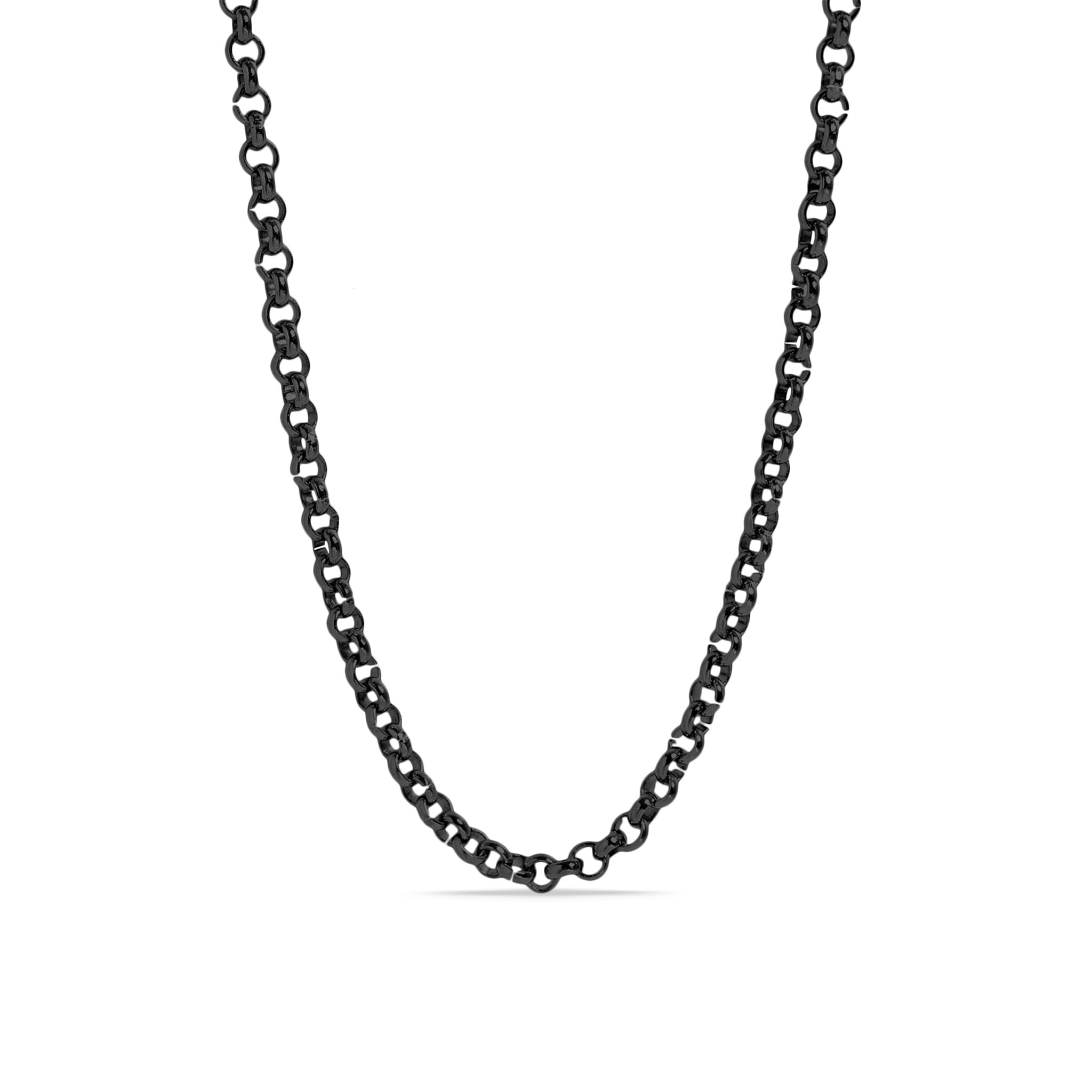 18K Gold PVD Stainless Steel Rolo Chain Necklace / CHN9950、mySite、dreamappss