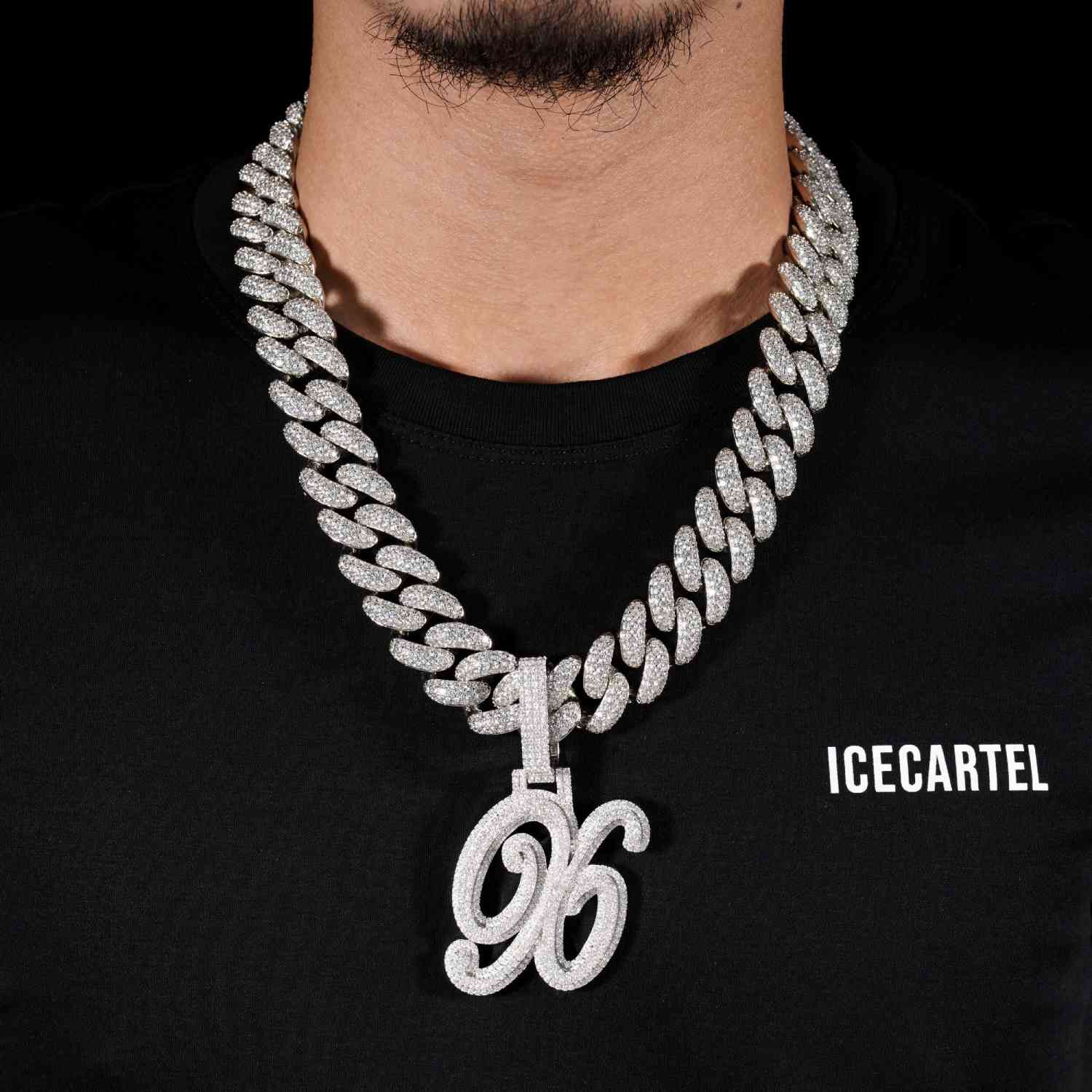 96 Custom Moissanite Pendant 14K Gold、mySite、hinf8tx79