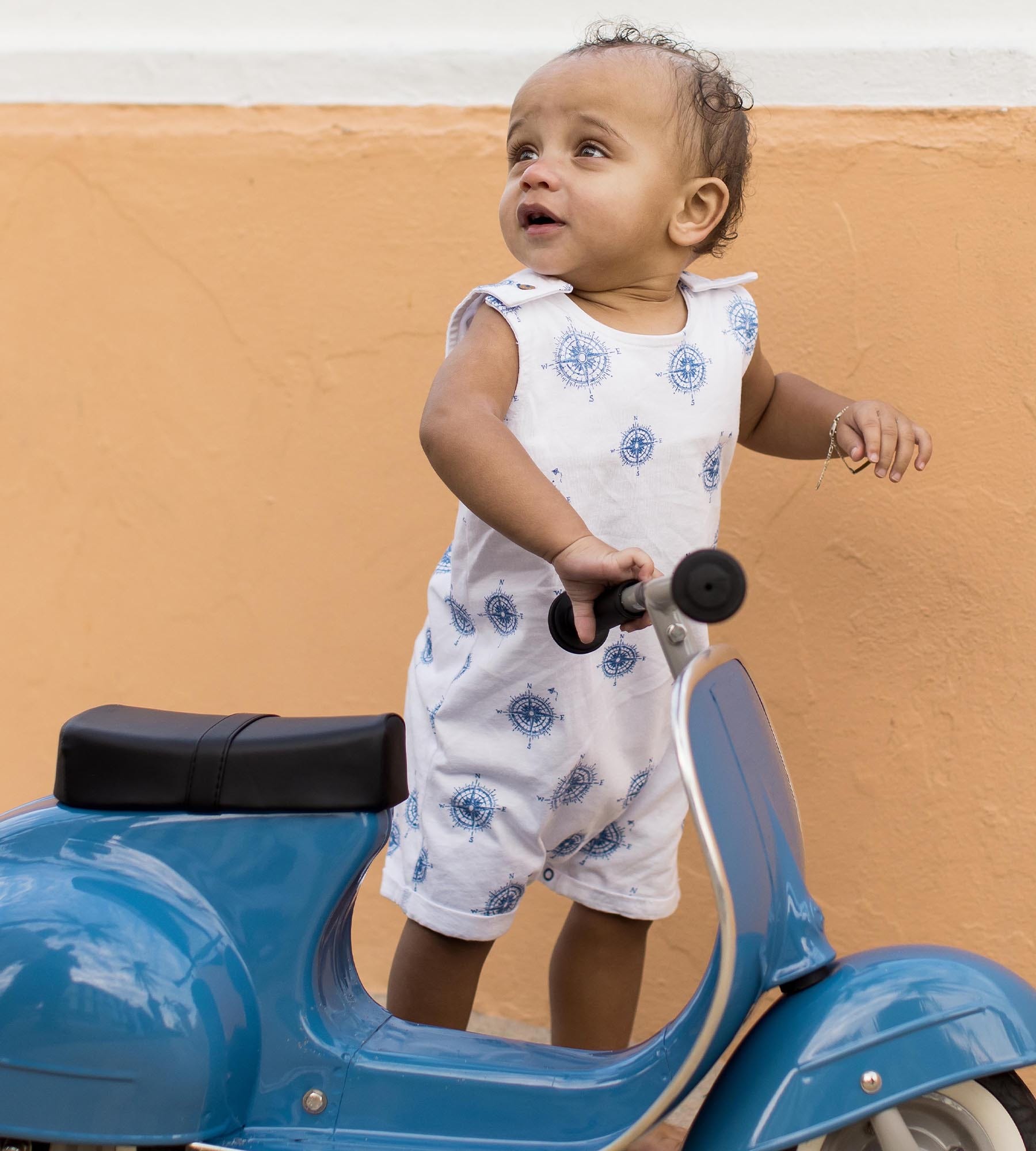  Little Explorer Organic Baby Boy Romper、mySite、layawaytickets