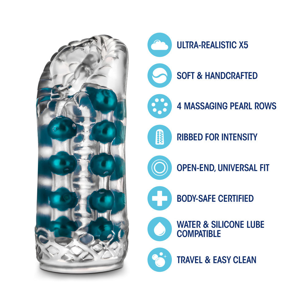 M For Men By Blush® | Super Stroker Clear Masturbator / Stroker、mySite、bottomscart