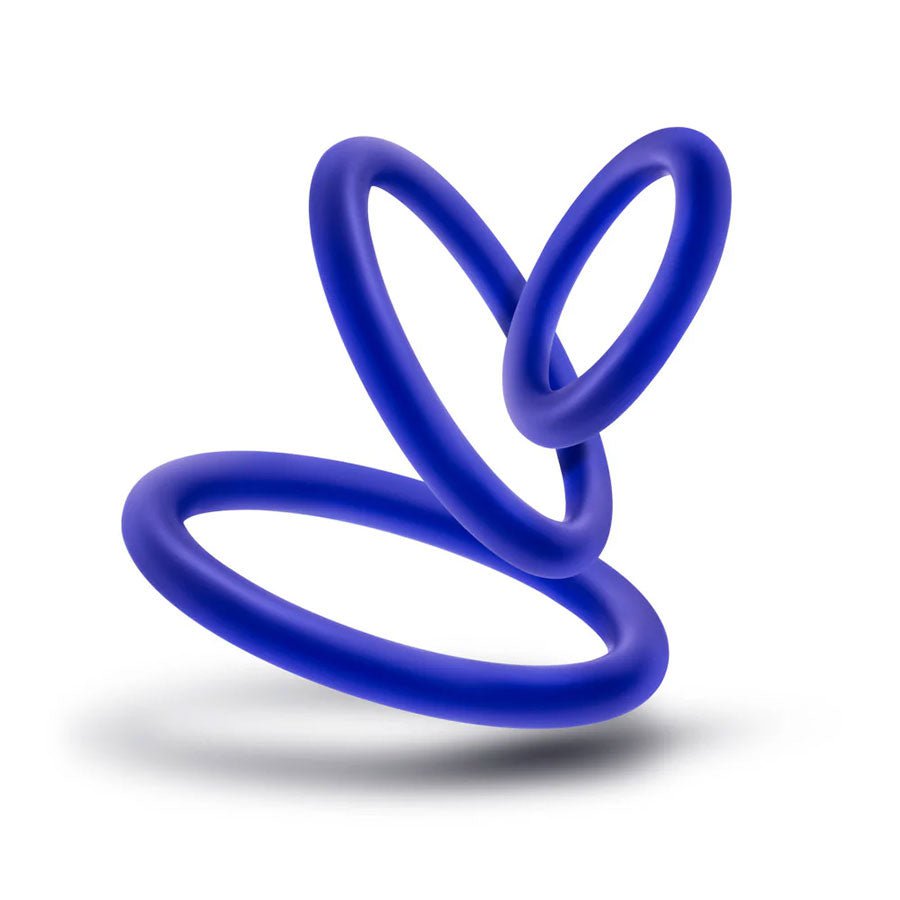 VS4 Indigo Silicone Penis Ring Set of 3、mySite、bottomscart