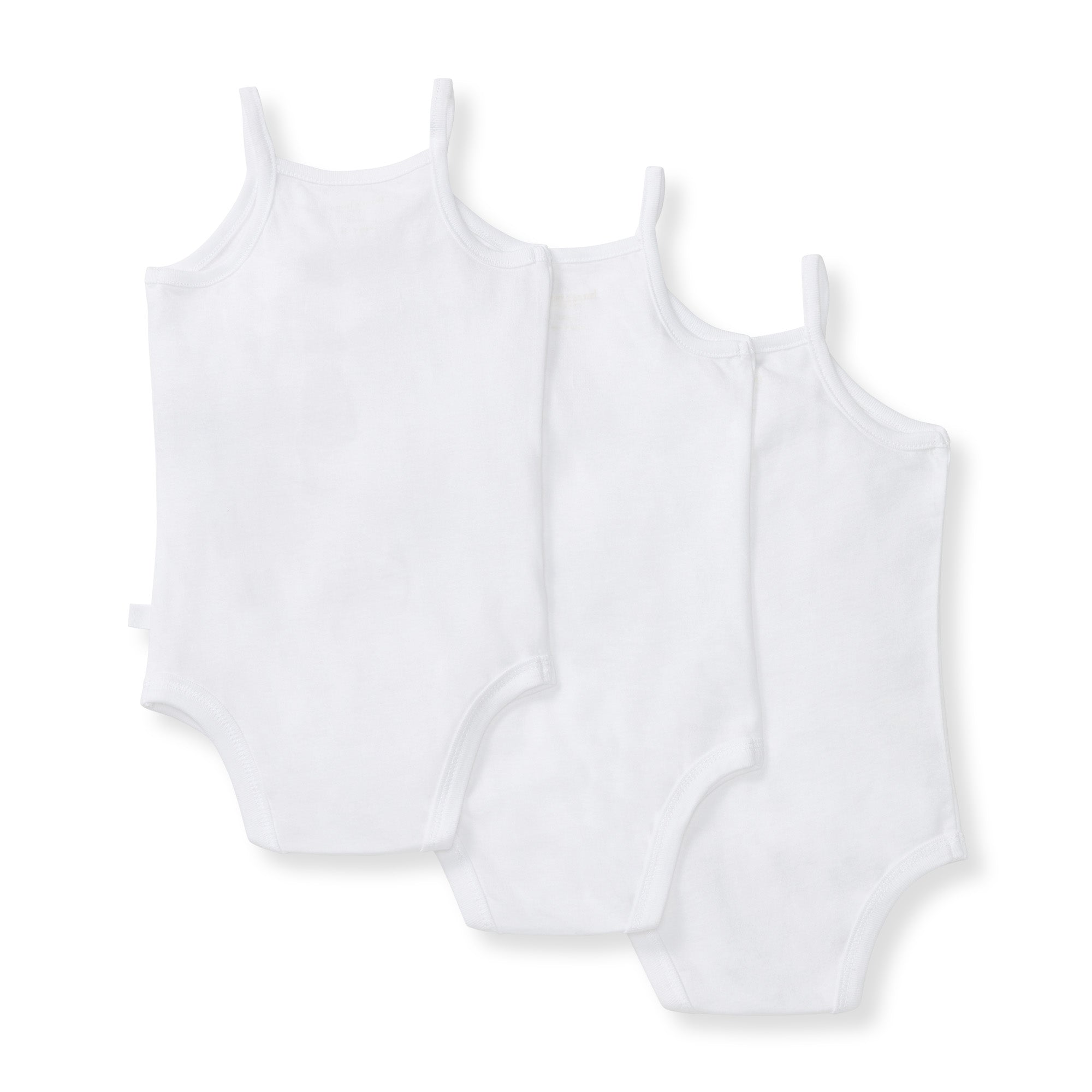  Solid Organic Cotton Baby Camisole Bodysuits 3 Pack、mySite、layawaytickets