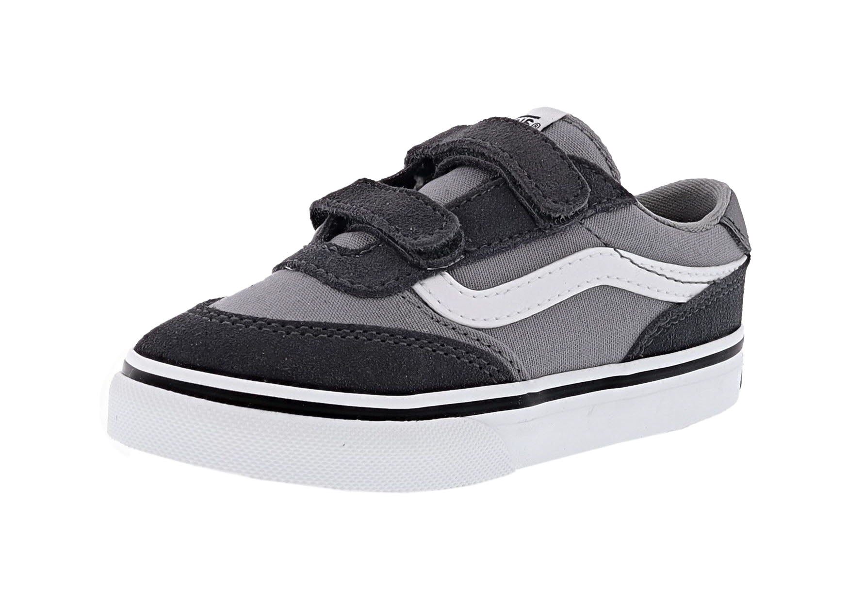 Vans Toddlers Brooklyn LS V Hook and Loop Strap Shoes、mySite、lovesweatpilates